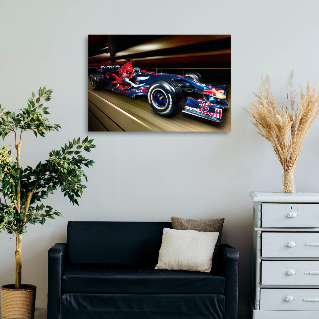 Speeding Up Your Interior With Cool Race Car Canvas Wall Art Tailored