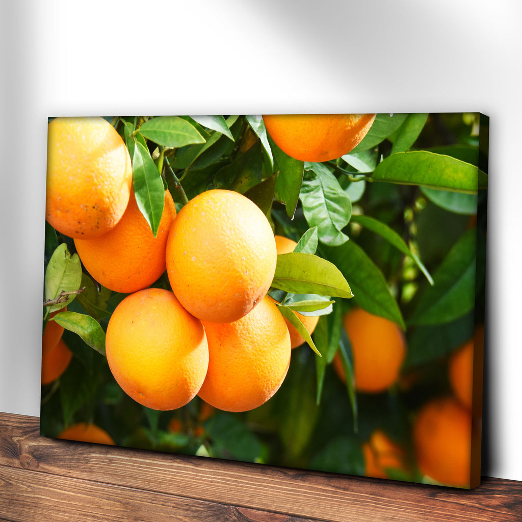 Perfect Orange Fruit Wall Art for Any Decor Tailored Canvases