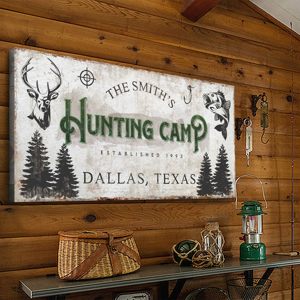 Rustic Hunting Signs to Complete Your Hunting Cabin Tailored Canvases