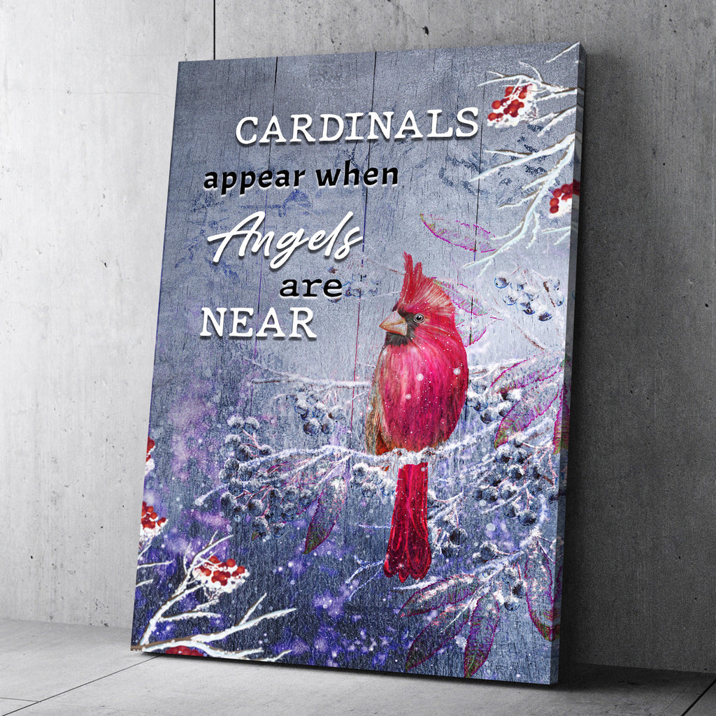 When Cardinals Appear Loved Ones Are Near Photo Wall Art 