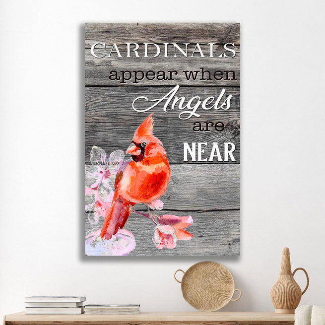 When Cardinals Appear Loved Ones Are Near Photo Wall Art 