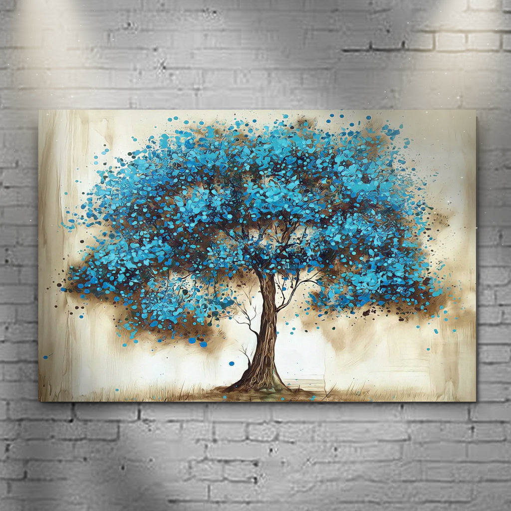 Beautiful Turquoise Wall Art, Tailored Canvases