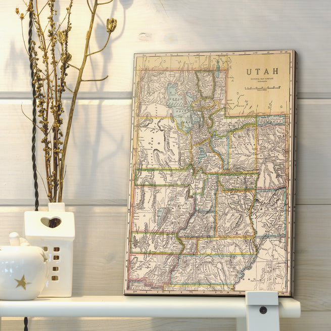 Personalize Your Space with Tailored Canvases of US States Map Wall Art