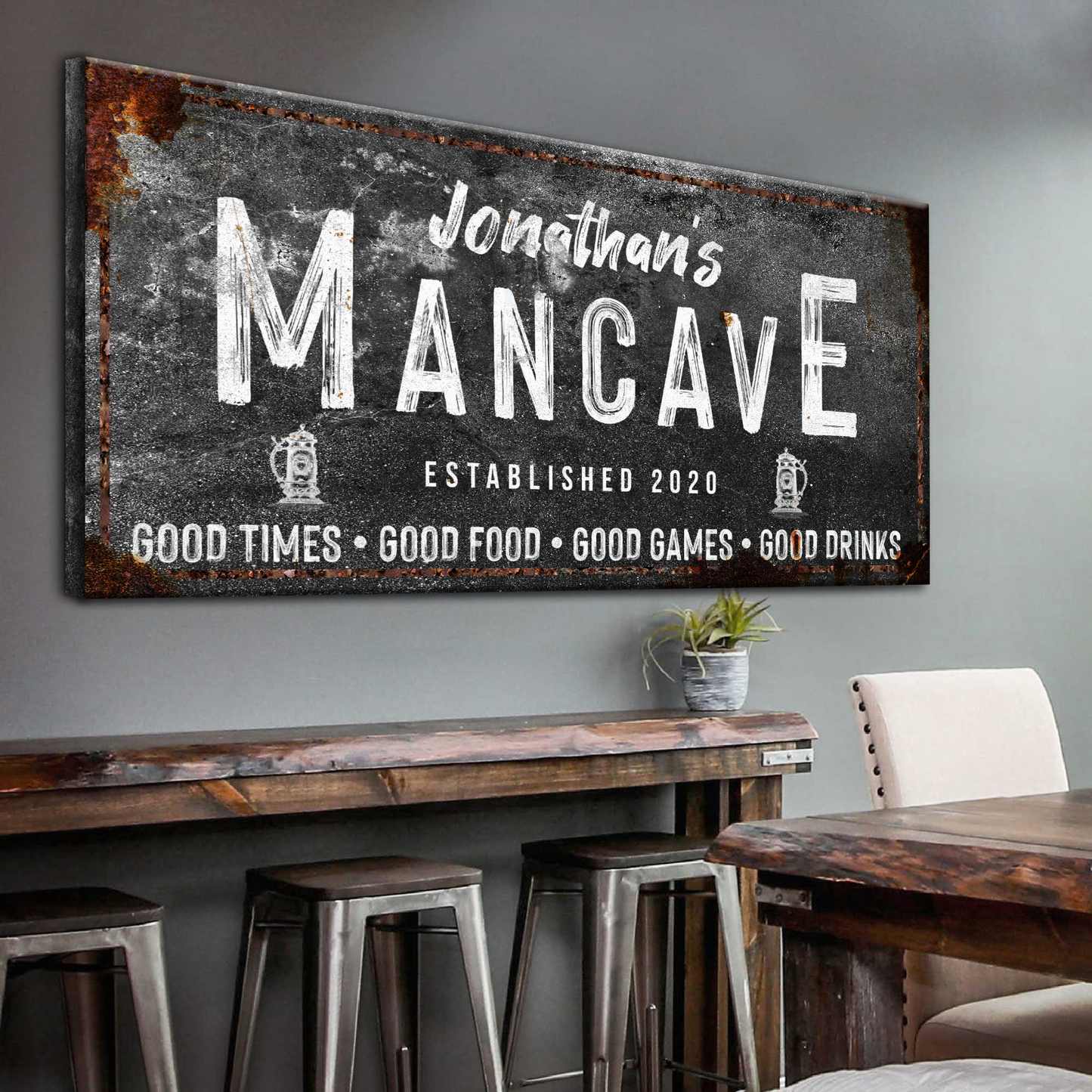 Good Times Man Cave Sign (Free Shipping)