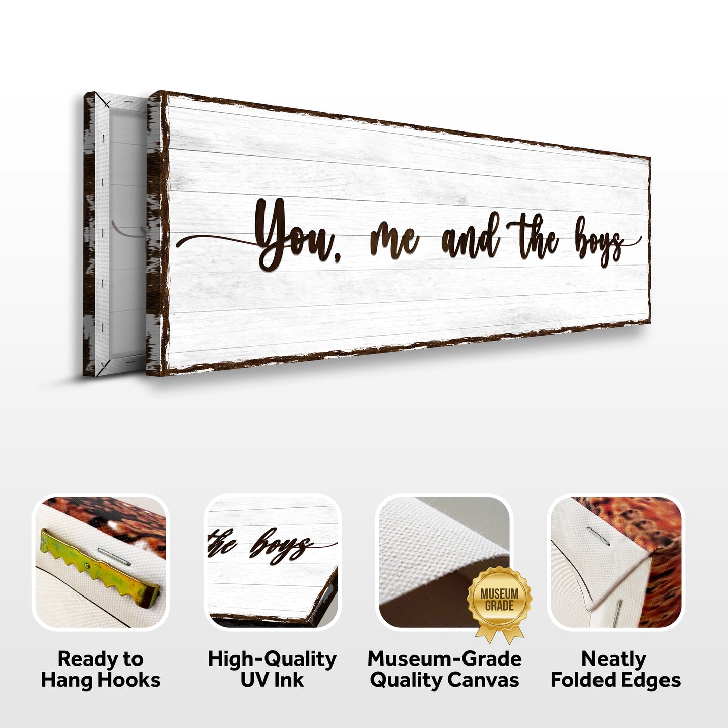 You, Me, And The Boys Sign (Free Shipping)