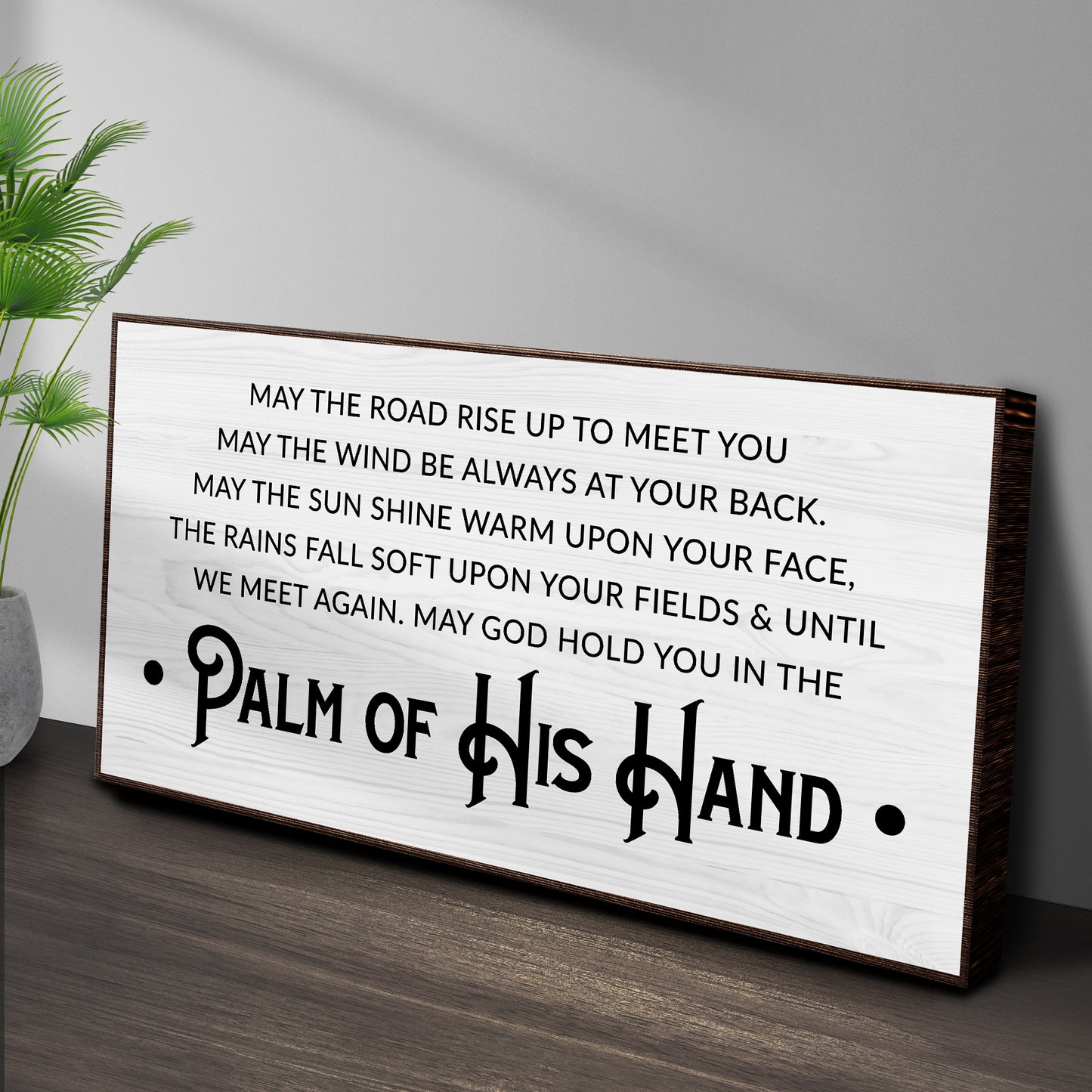 Irish Blessing Farmhouse Sign IV  - Image by Tailored Canvases
