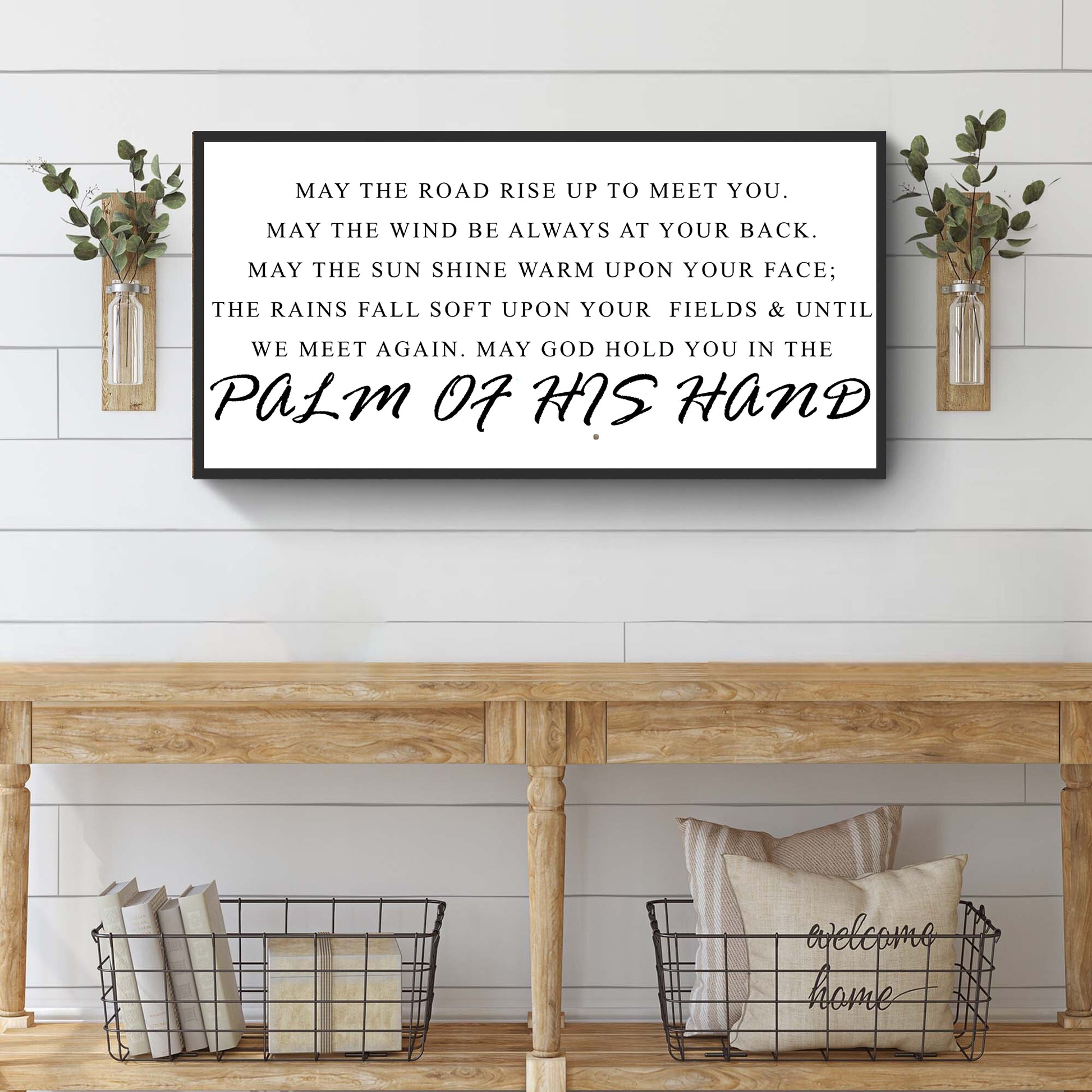 Irish Blessing Farmhouse Sign III Specs - Image by Tailored Canvases
