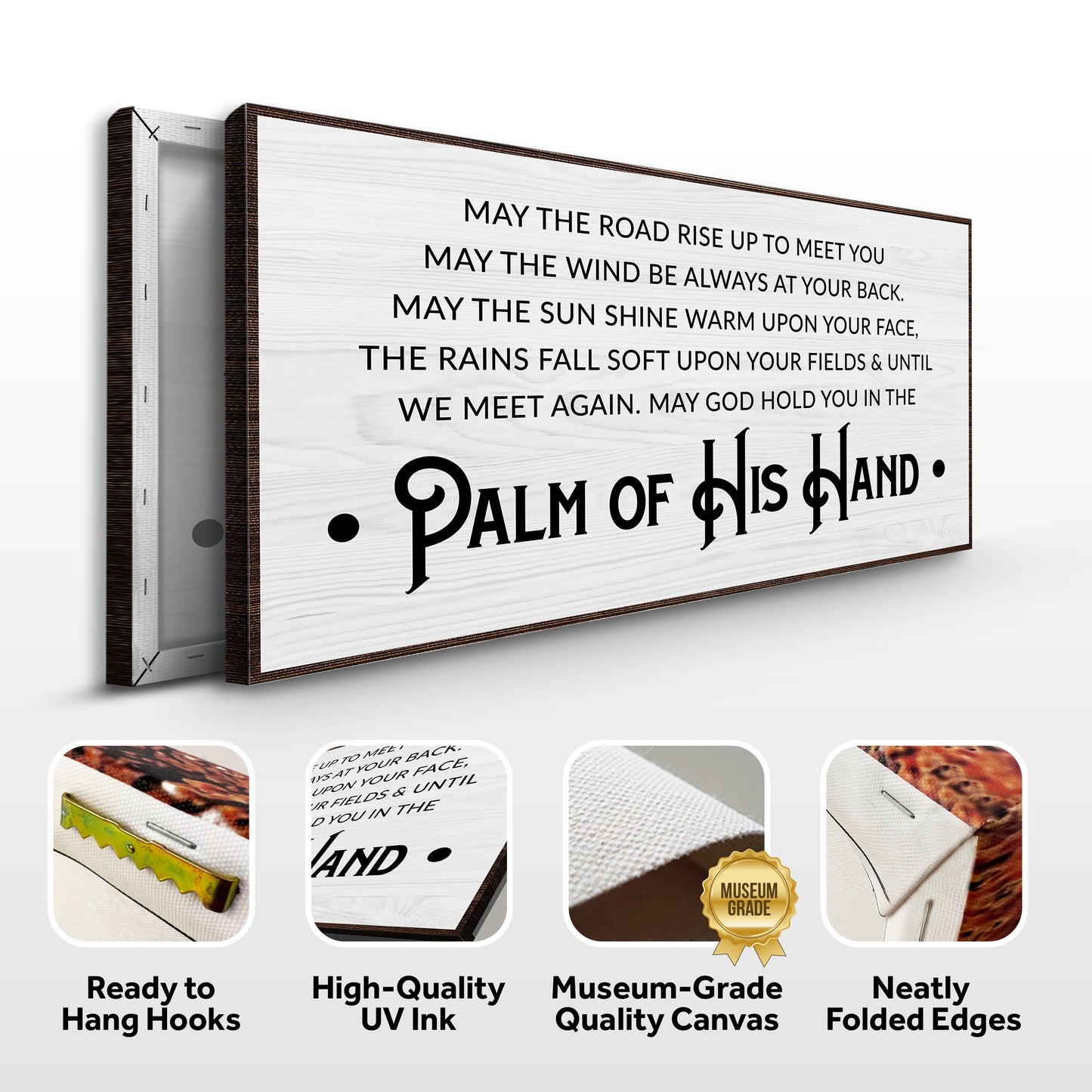Irish Blessing Farmhouse Sign IV Specs - Image by Tailored Canvases