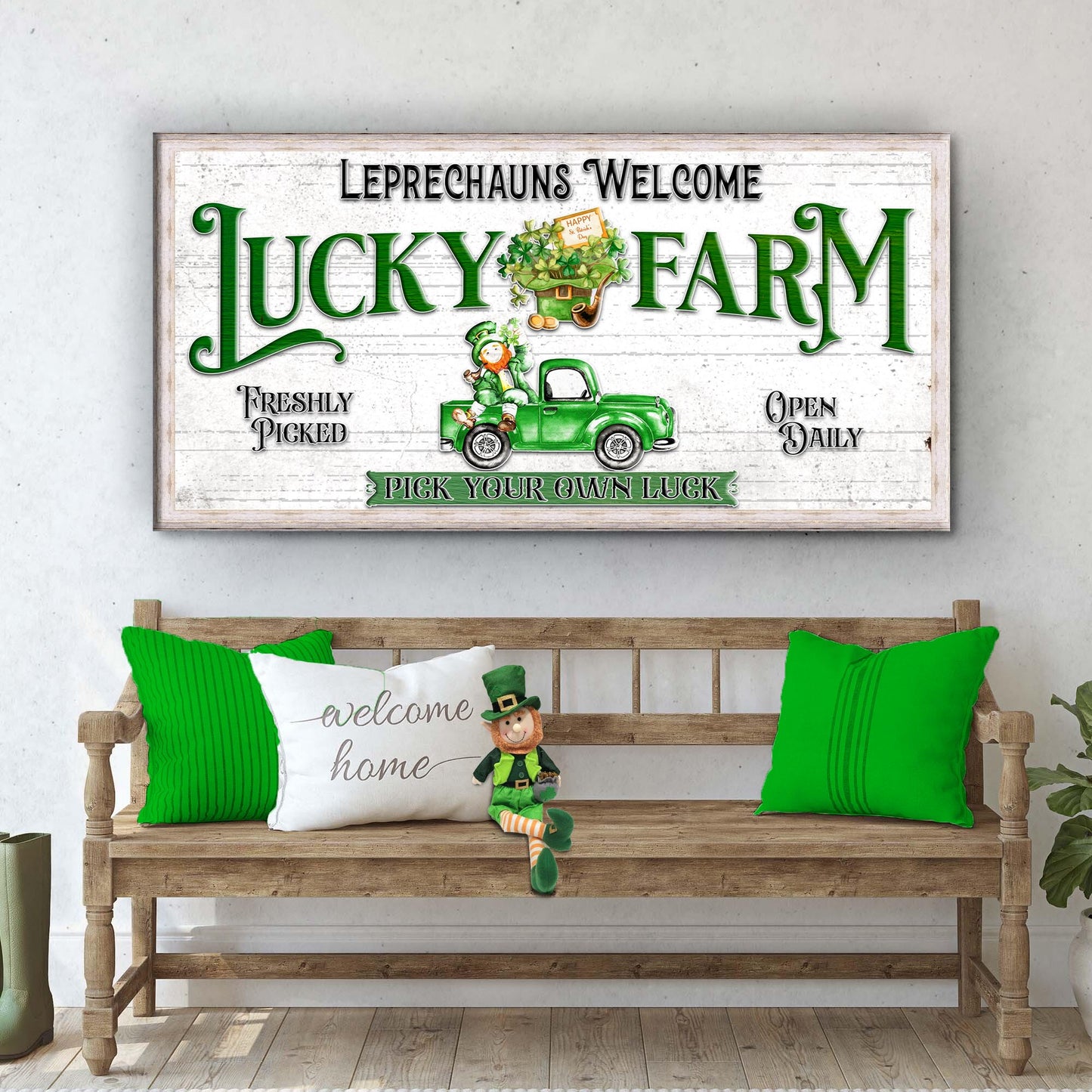 Lucky Farm St. Patrick's Day II Style 1 - Image by Tailored Canvases