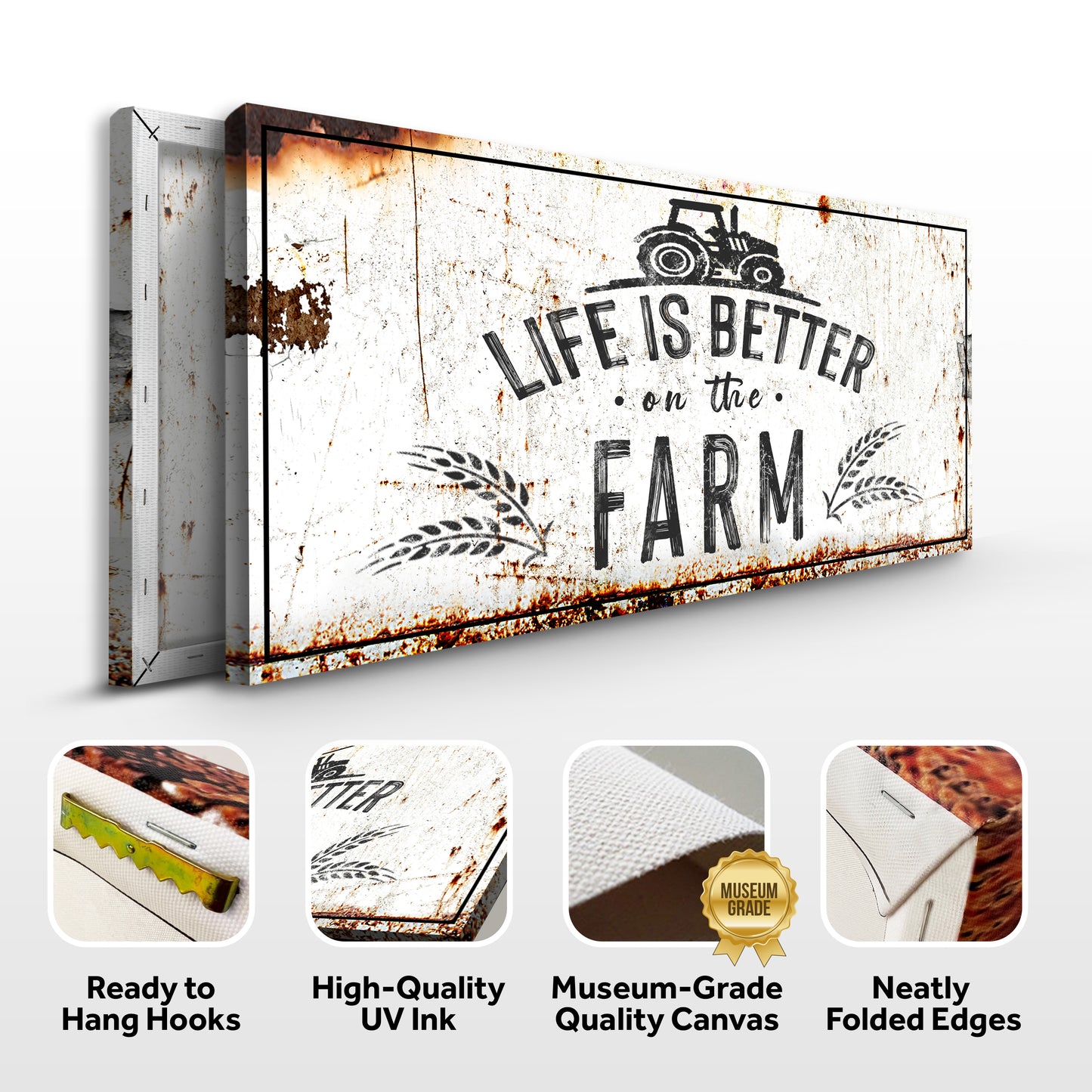 Life Is Better On The Farm Sign II