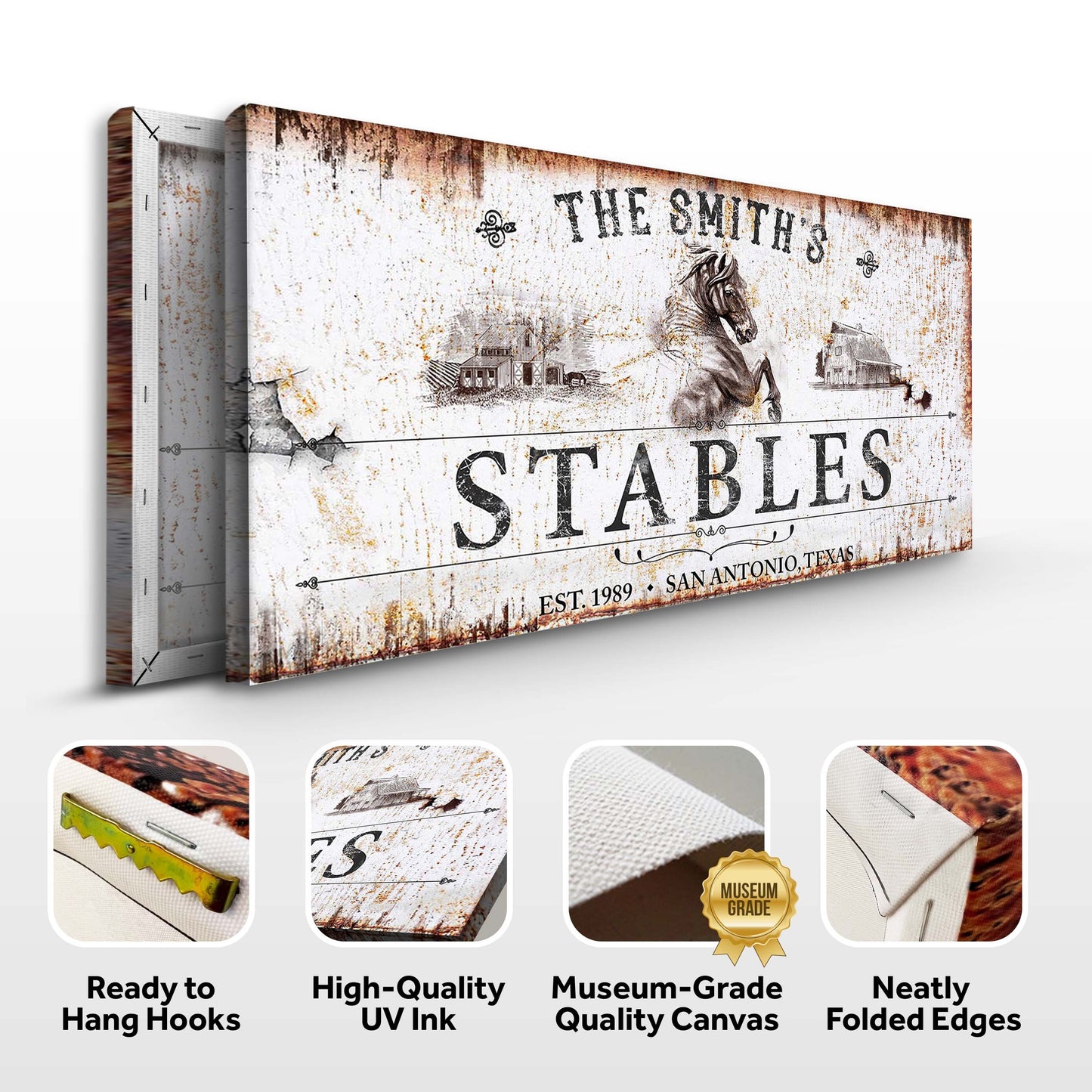 Rustic Stables Decor Sign (Free Shipping)