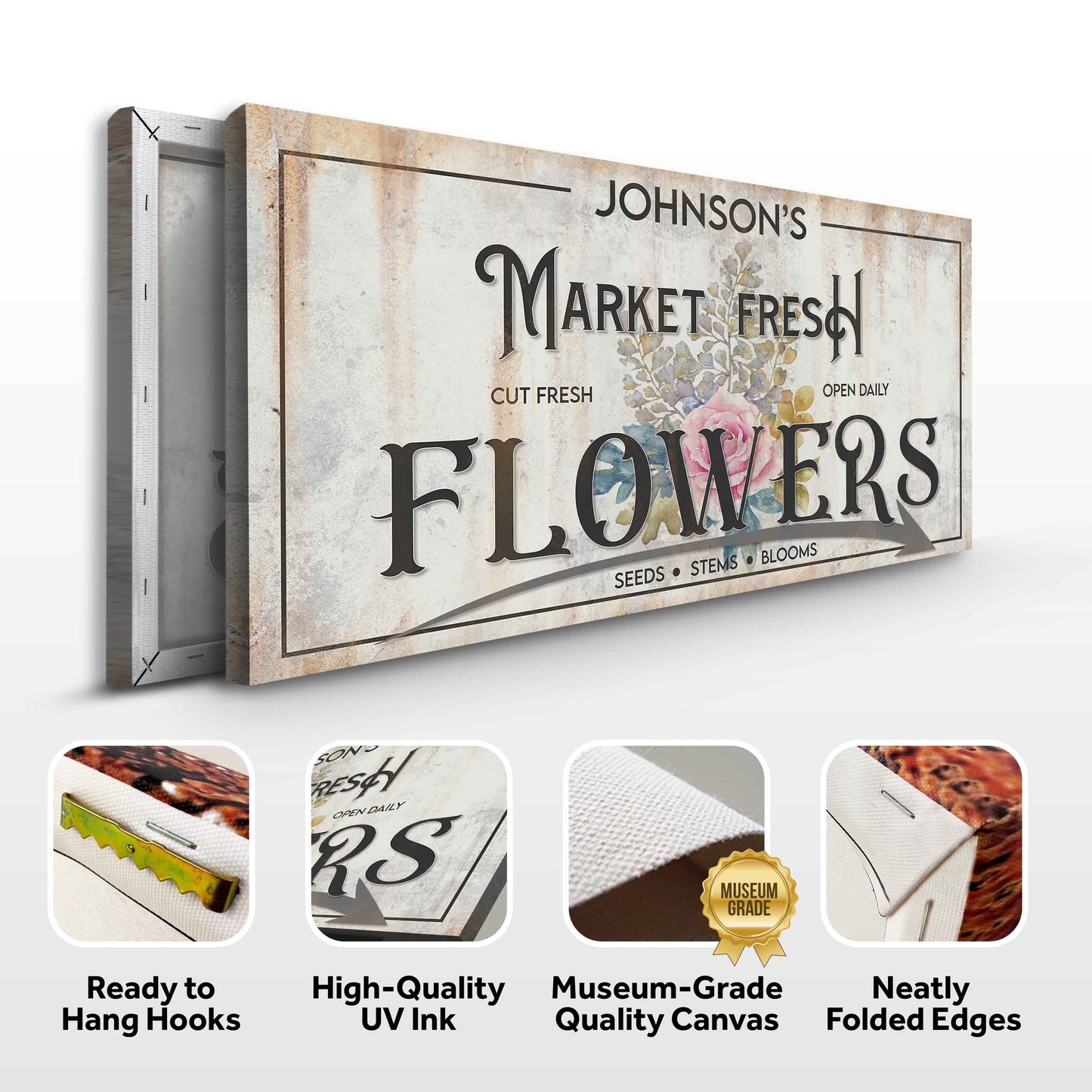 Fresh Flowers Sign (Free Shipping)