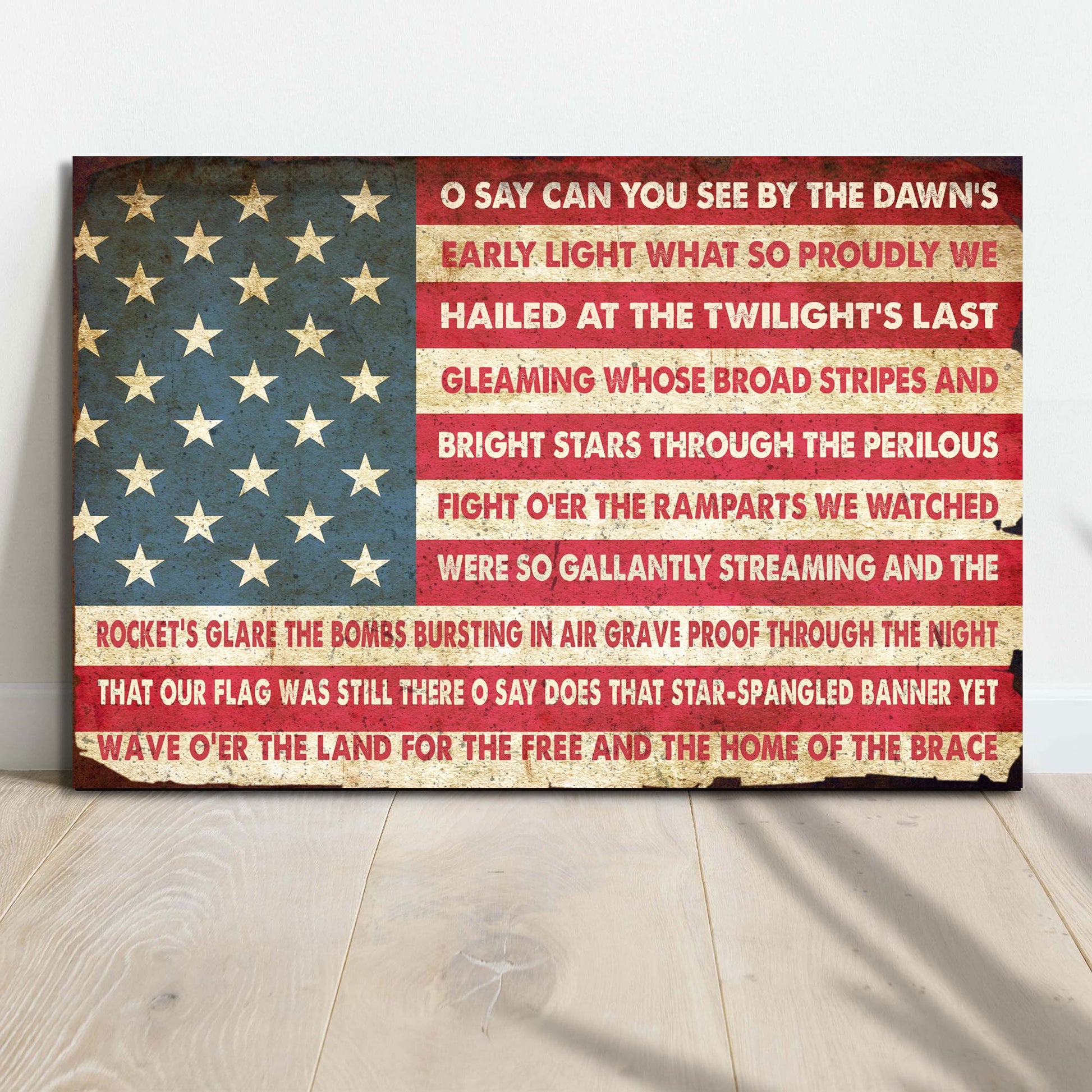 American Anthem Sign  - Image by Tailored Canvases