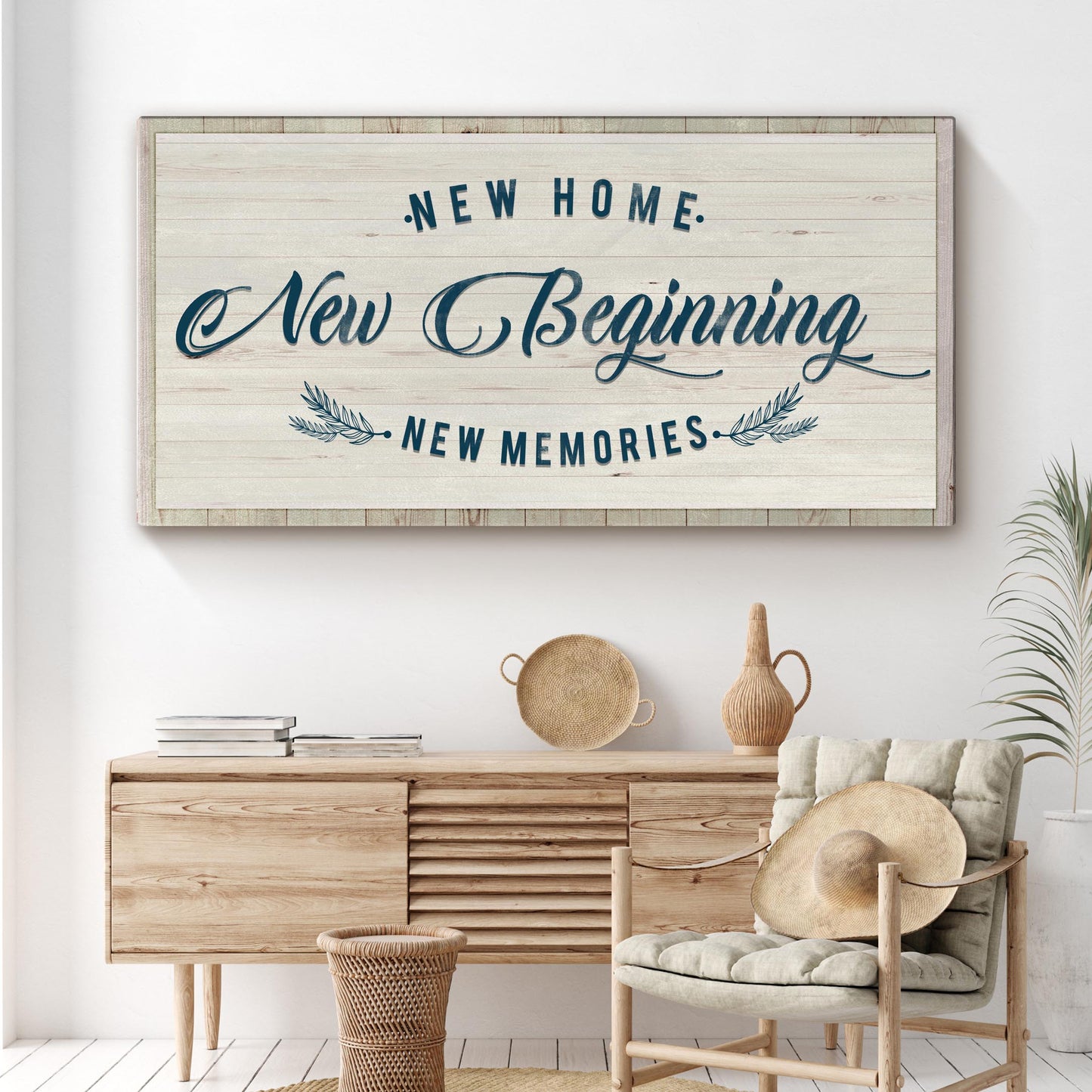 New Home, New Beginning Sign III (Free Shipping)