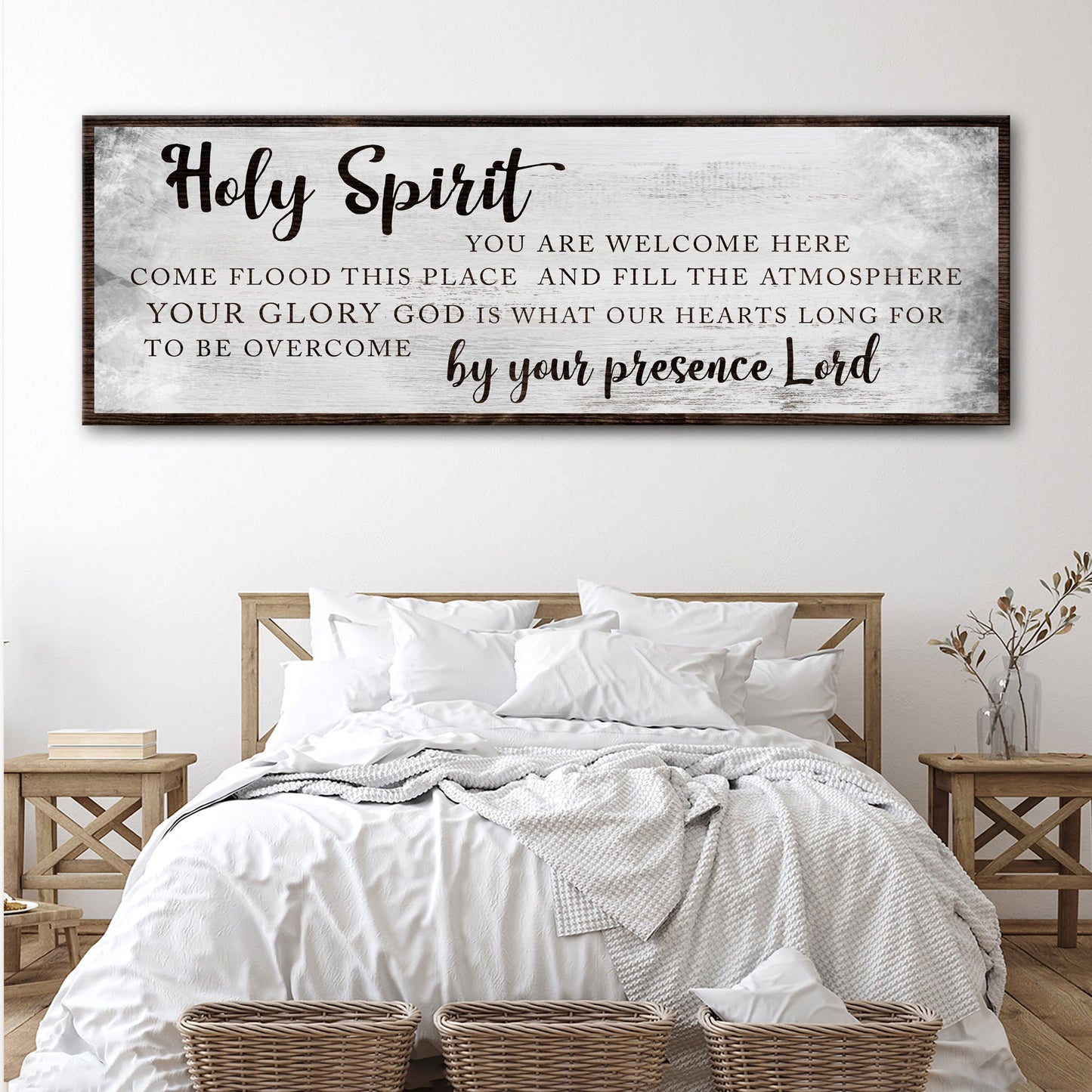 Holy Spirit You Are Welcome Here Sign (Free Shipping)