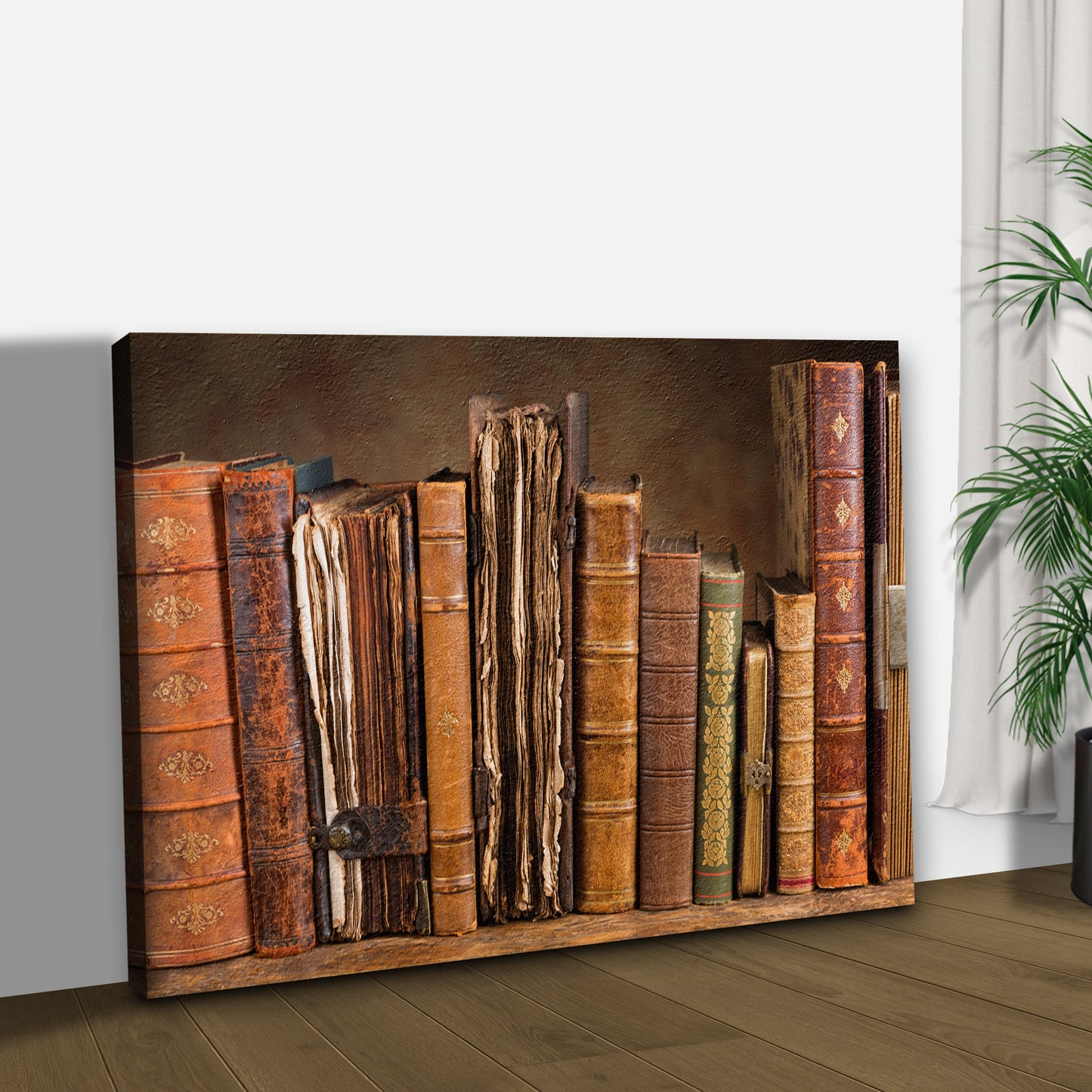Decor Elements Books Medieval Canvas Wall Art Style 2 - Image by Tailored Canvases