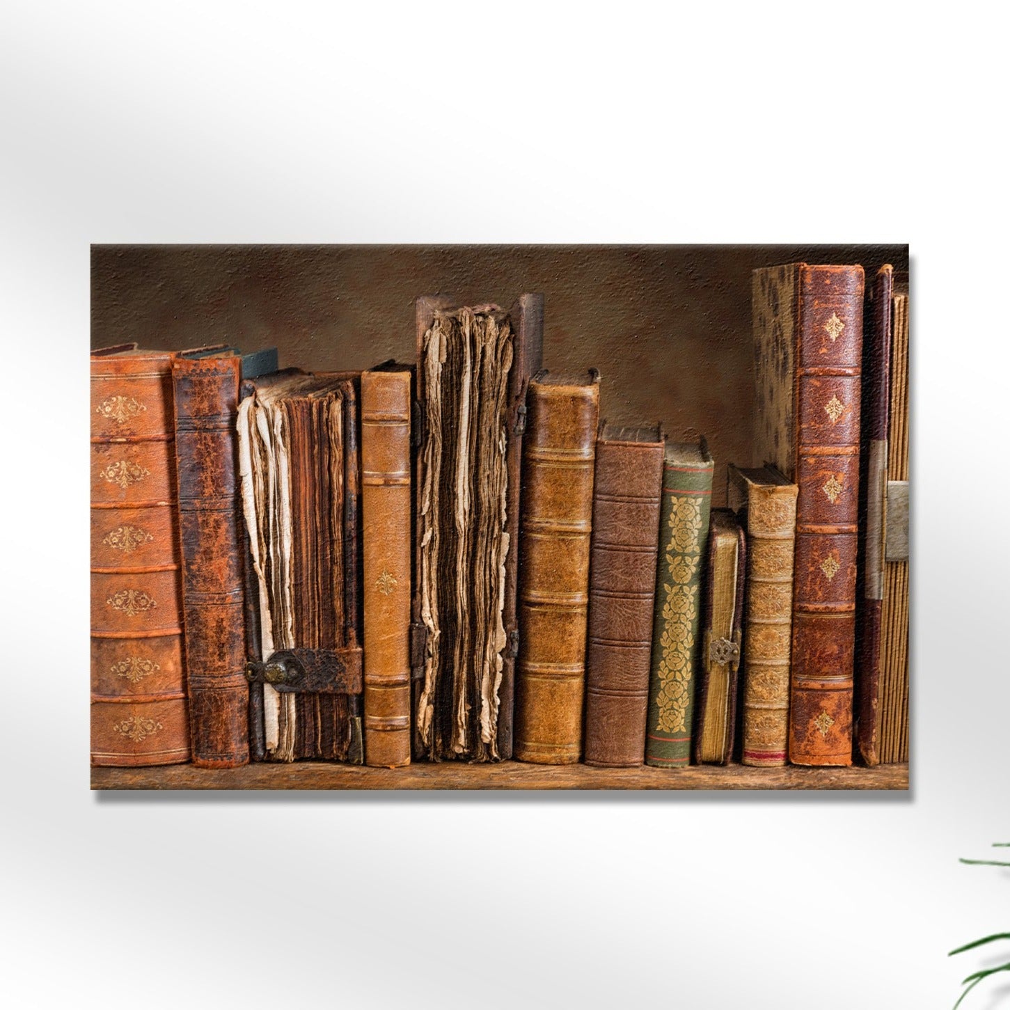 Decor Elements Books Medieval Canvas Wall Art Style 1 - Image by Tailored Canvases