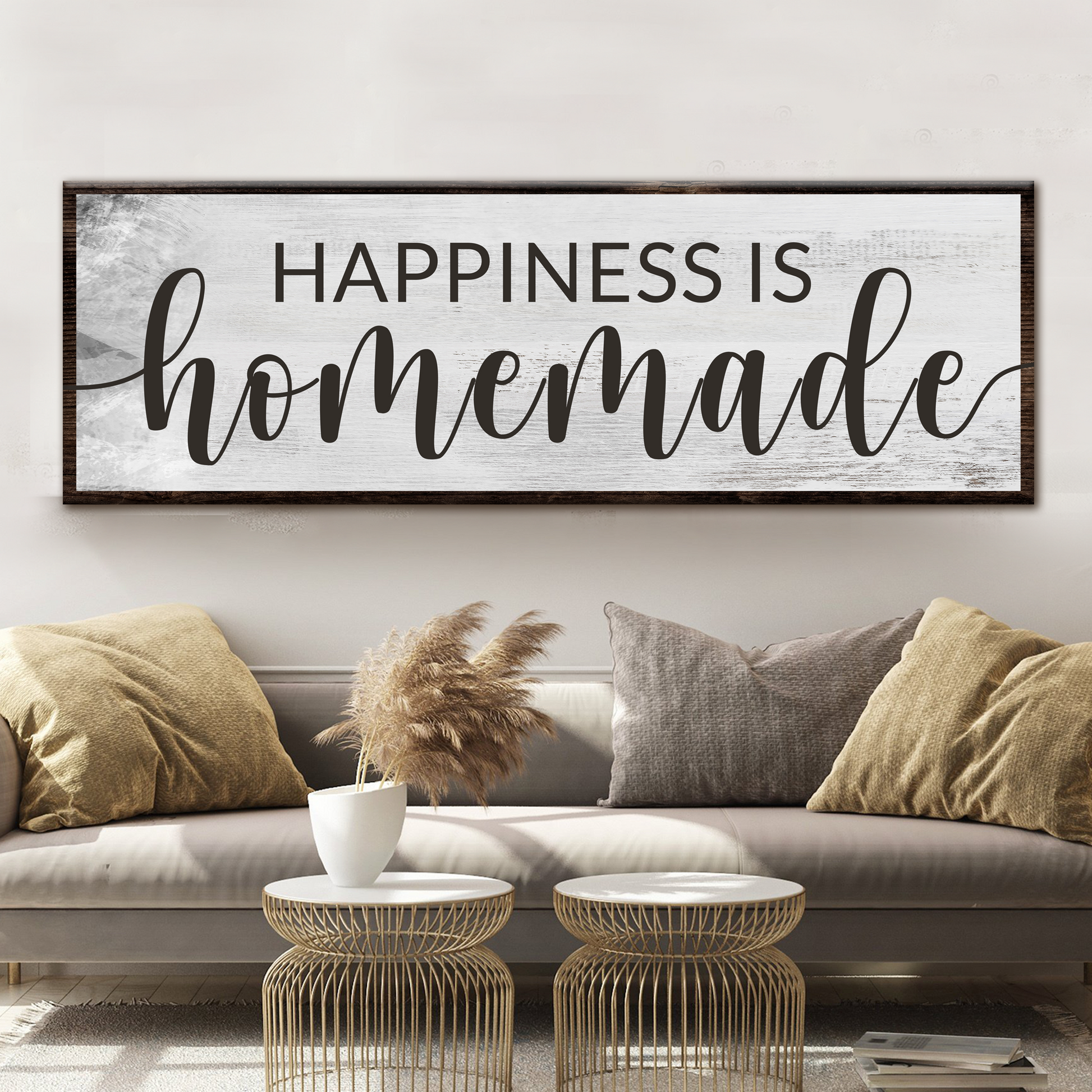 Happiness is Homemade Sign II - Image by Tailored Canvases
