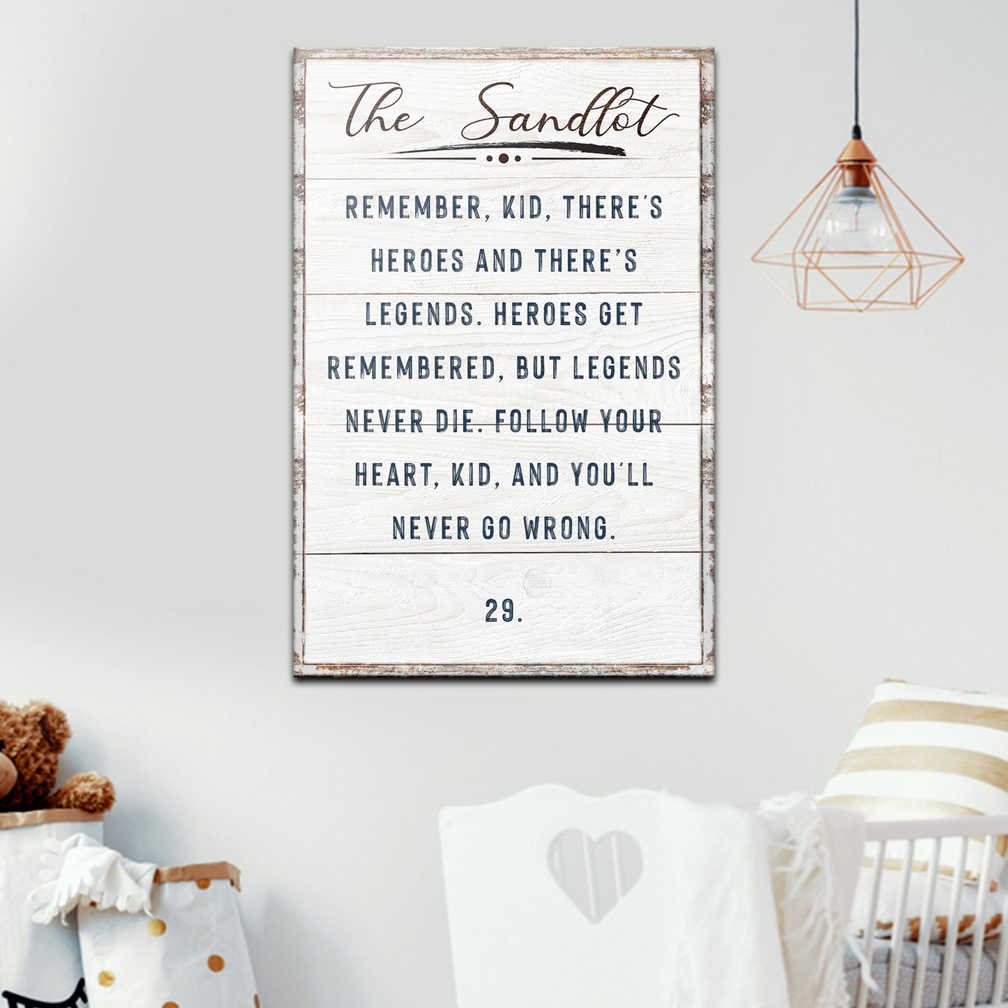 The Sandlot Sign Style 3 - Image by Tailored Canvases