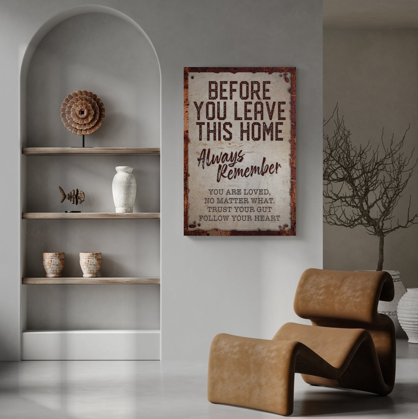 Before You Leave This Home Sign  (Free Shipping)