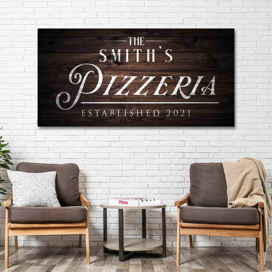 Pizzeria Sign Style 1 - Image by Tailored Canvases