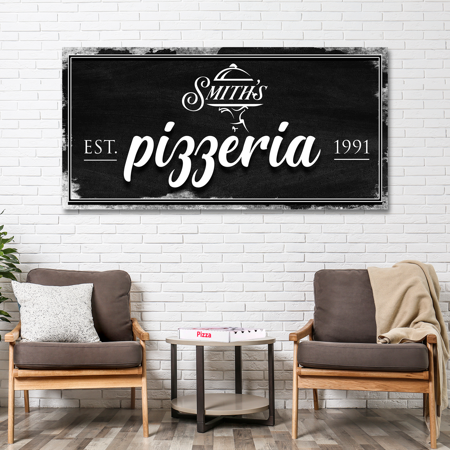 Pizzeria Sign Style 3 - Image by Tailored Canvases