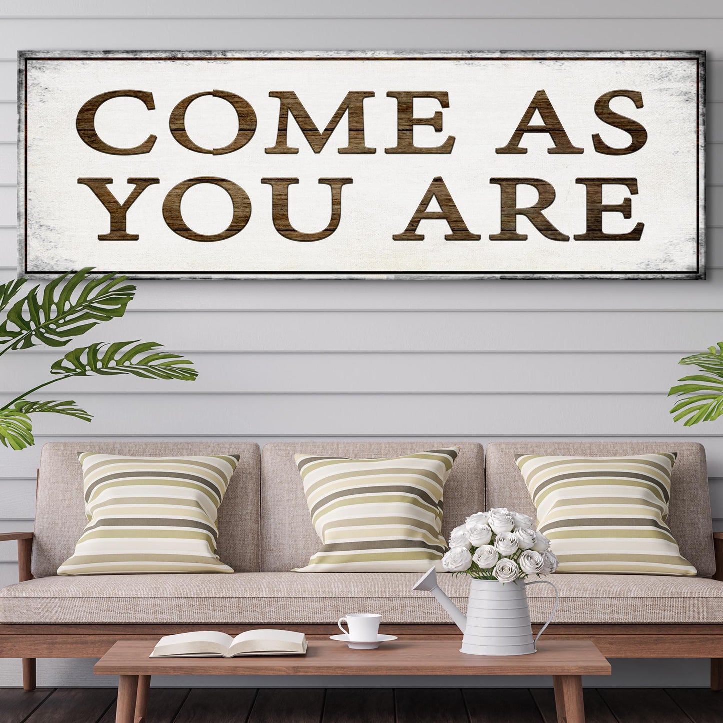 Come As You Are Sign - Image by Tailored Canvases