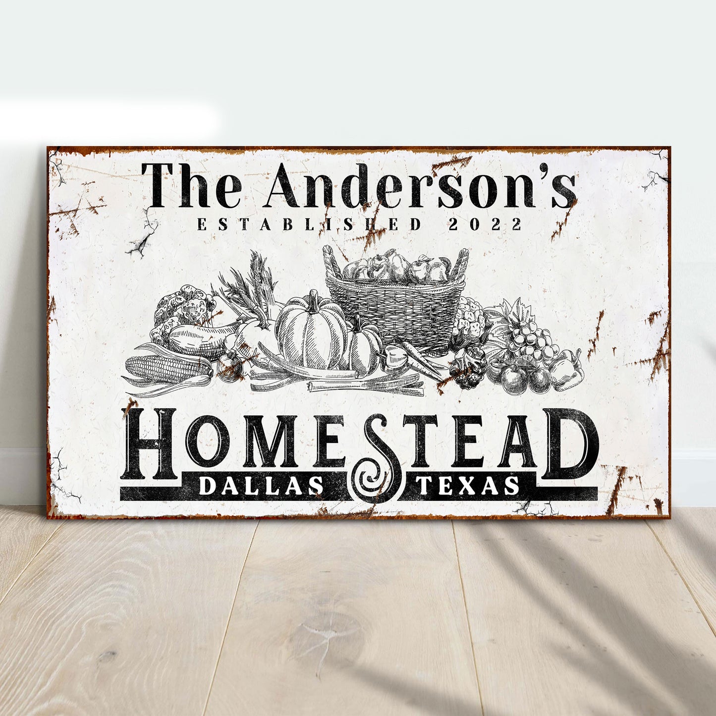 Family Homestead Sign III  - Image by Tailored Canvases