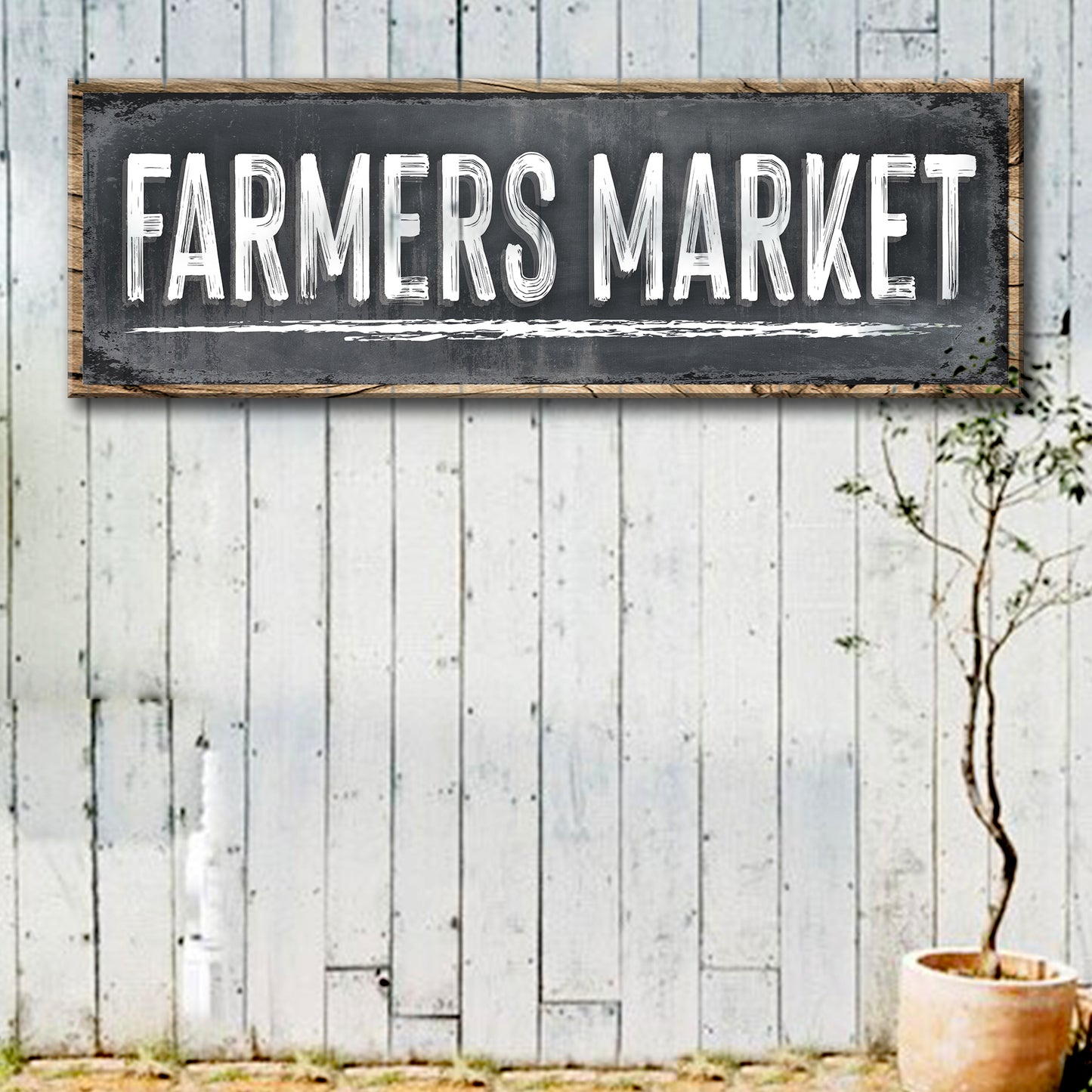 Farmers Market Sign - Image by Tailored Canvases