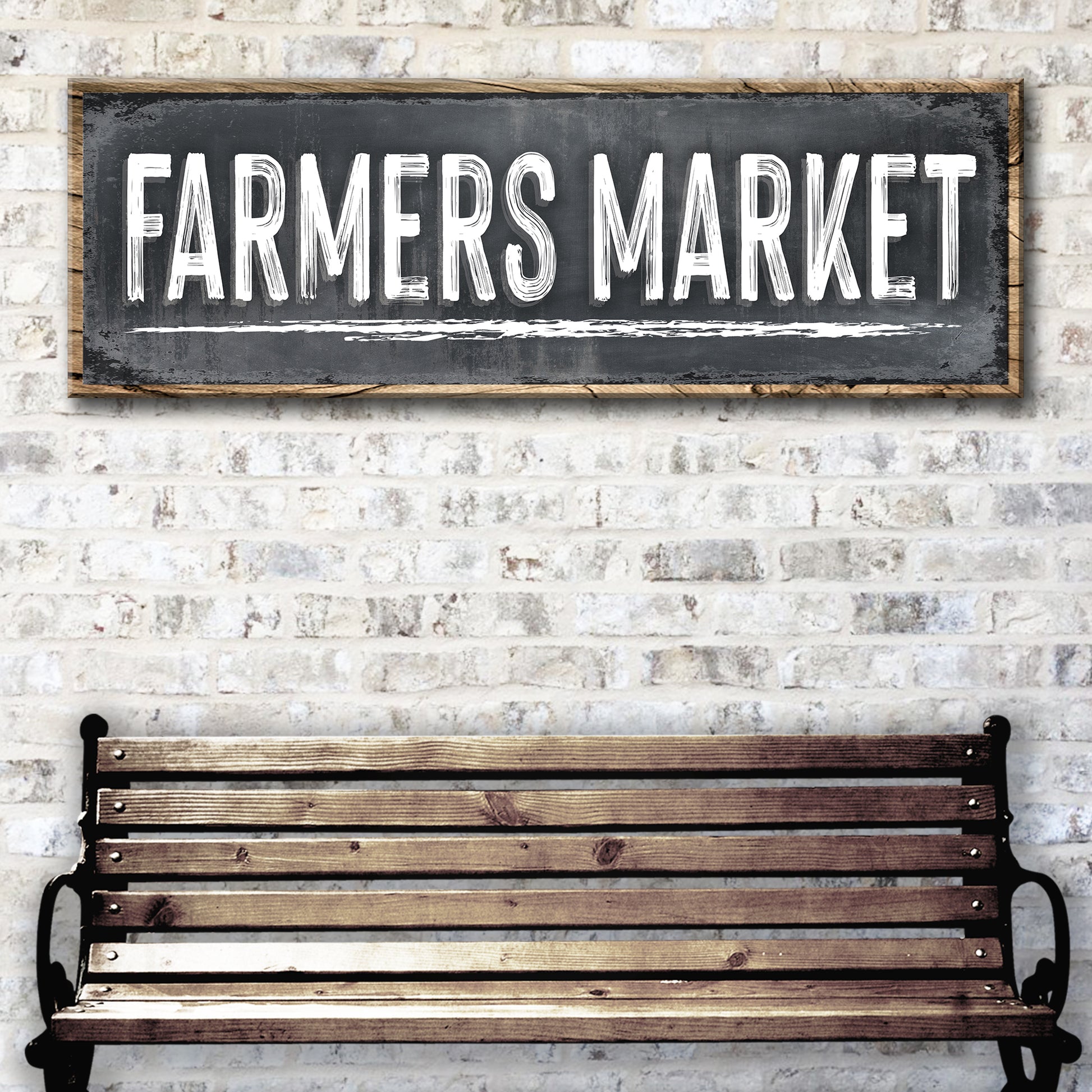 Farmers Market Sign Style 1 - Image by Tailored Canvases