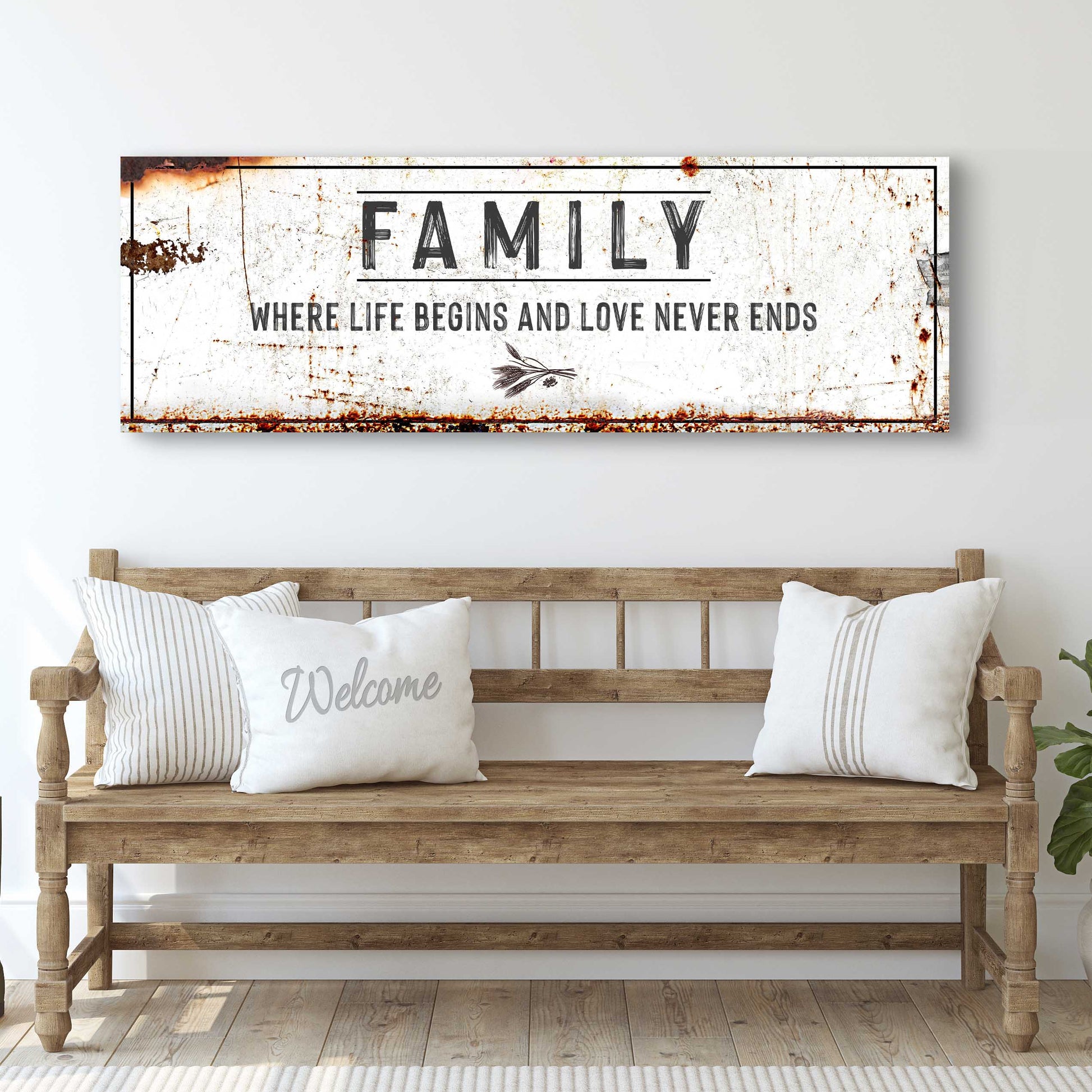 8 Powerful Words Sign Style 1 - Image by Tailored Canvases