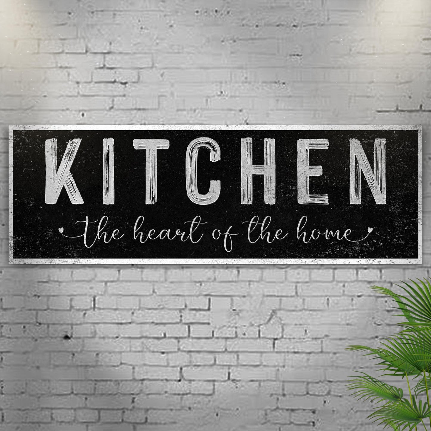 Kitchen Is The Heart Of The Home Sign III Style 1 - Image by Tailored Canvases
