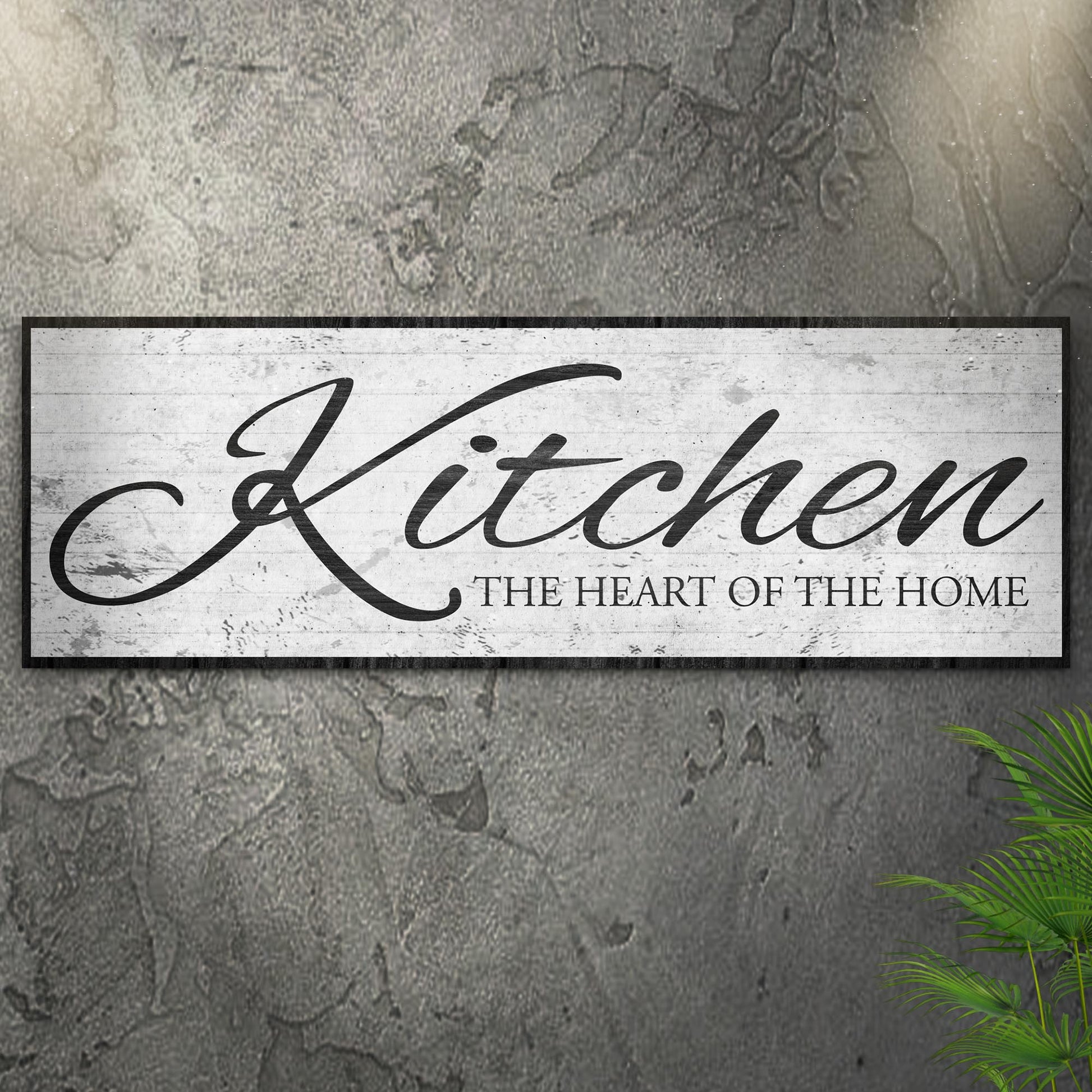 Kitchen Is The Heart Of The Home Sign II Style 1 - Image by Tailored Canvases