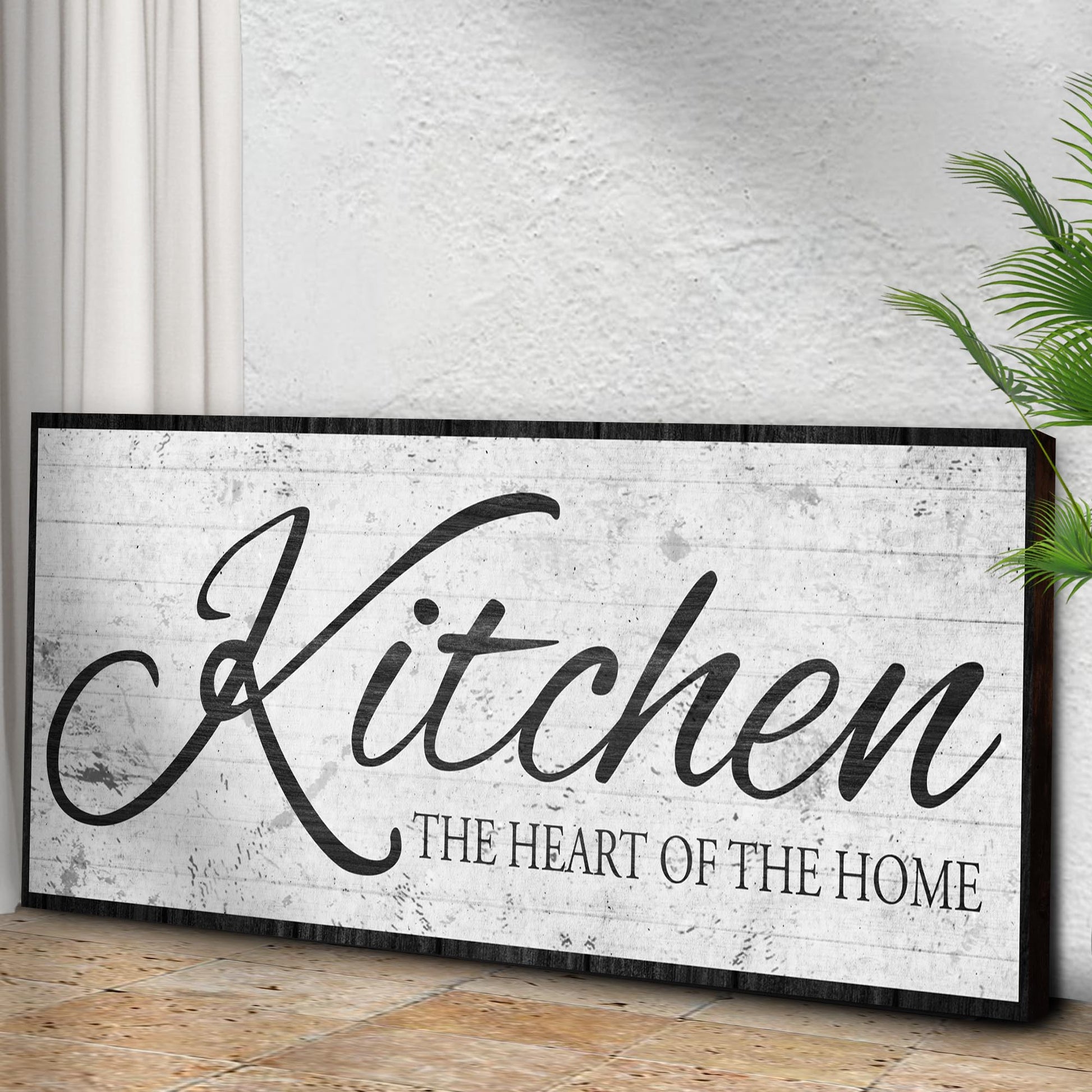 Kitchen Is The Heart Of The Home Sign II Style 2 - Image by Tailored Canvases