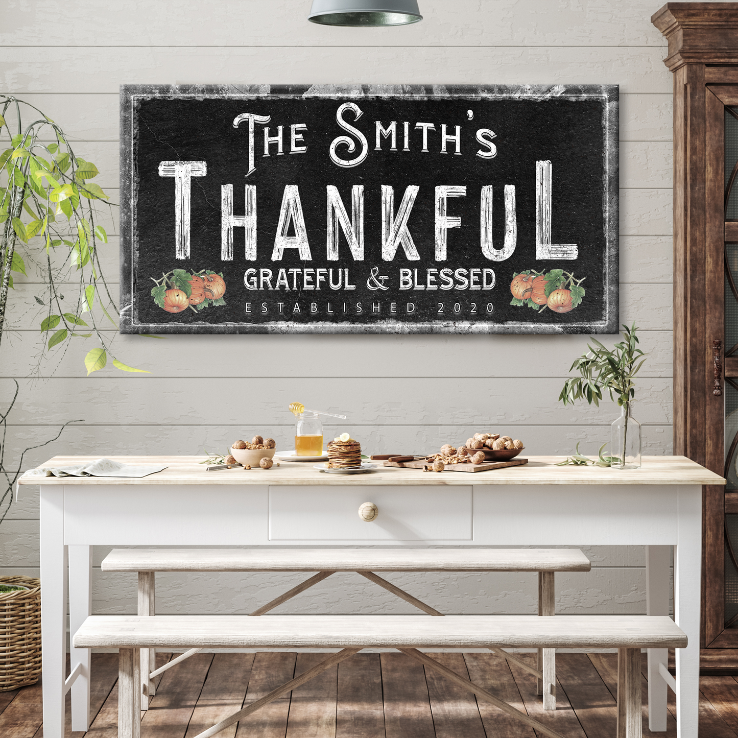 Family Harvest Farms Sign Style 1 - Image by Tailored Canvases