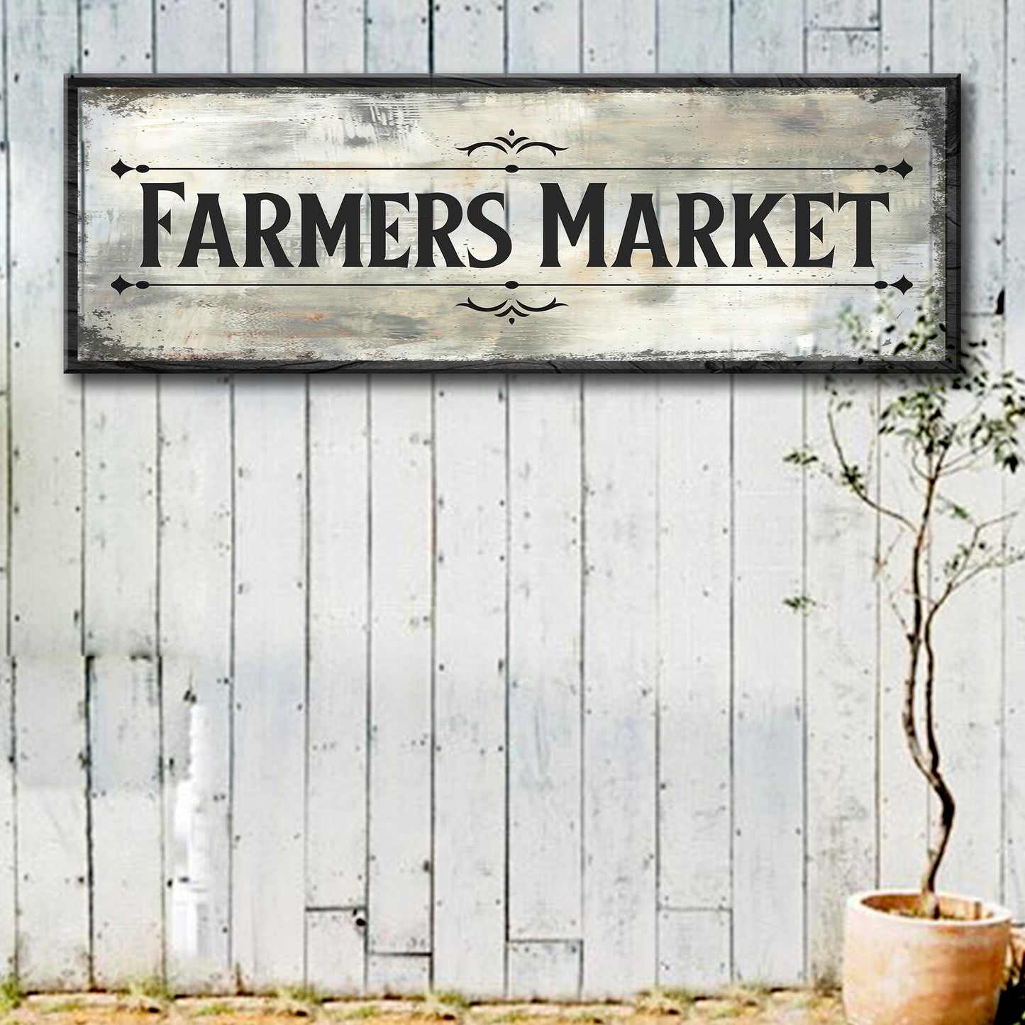 Farmers Market Sign Style 2 - Image by Tailored Canvases