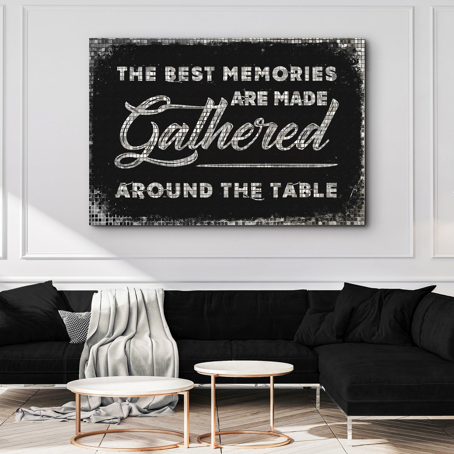 Friends And Family Gather Here Sign II  - Image by Tailored Canvases