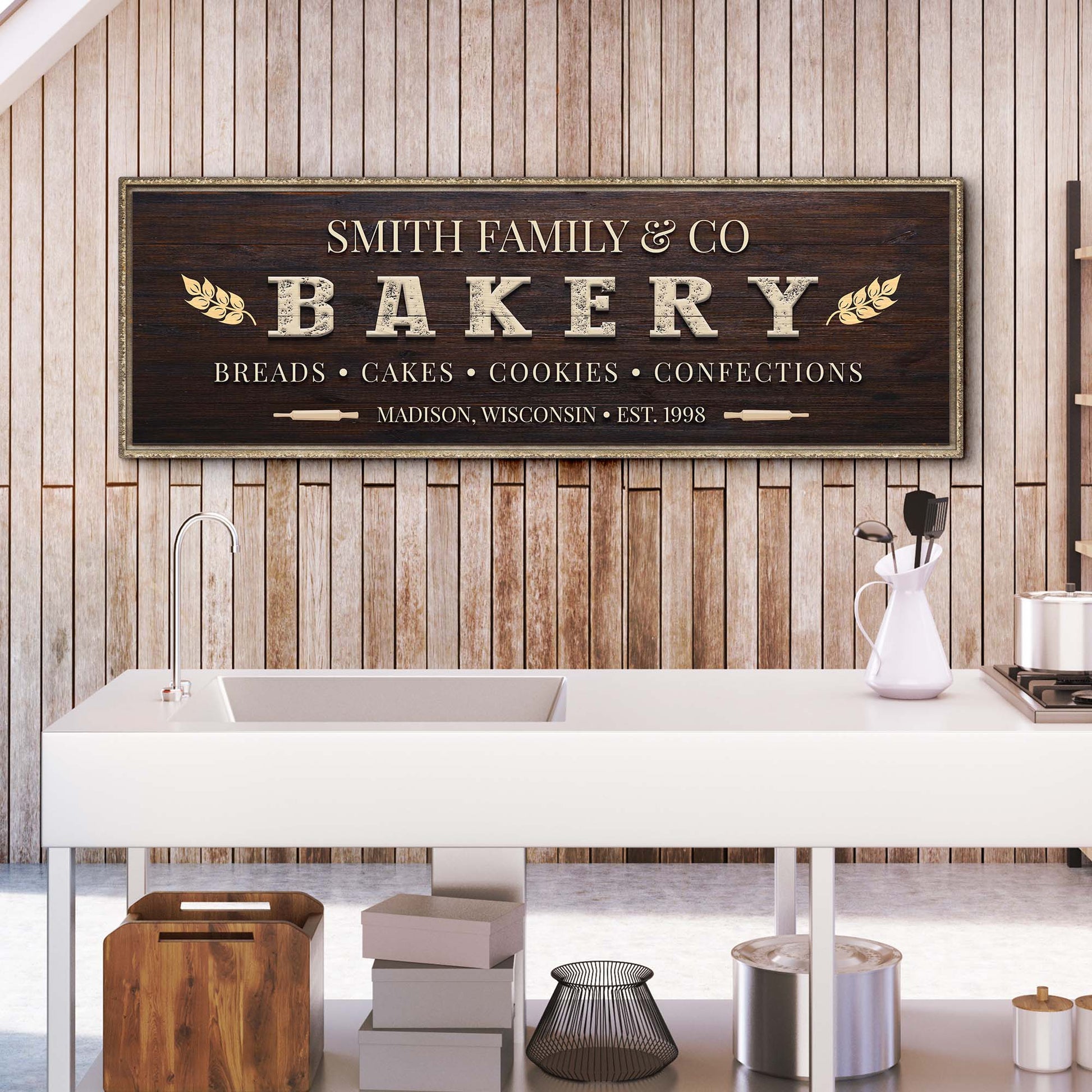 Breads, Cakes, Cookies, Confections Bakery Sign II - Image by Tailored Canvases
