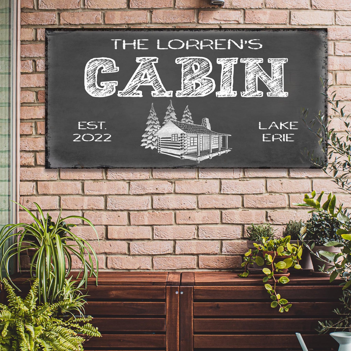 Cabin Sign - Image by Tailored Canvases