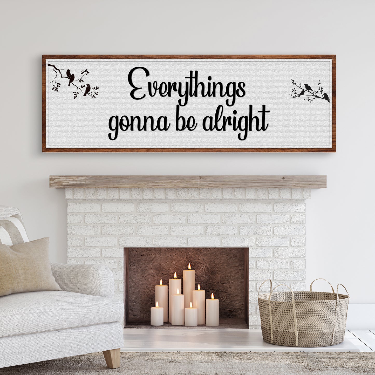 Everythings Gonna Be Alright Style 1 - Image by Tailored Canvases