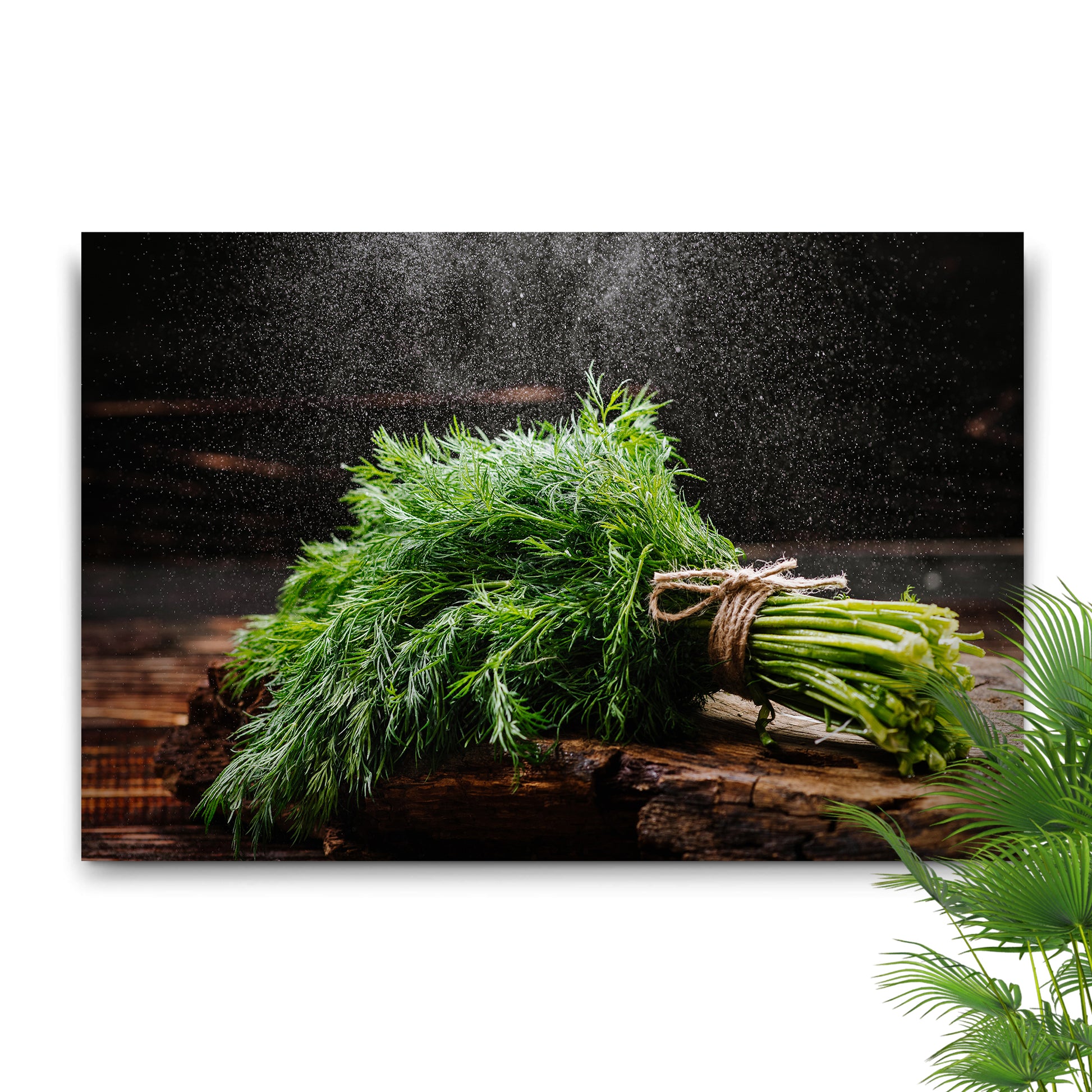 Plant Herb Fresh Dill Bunch Canvas Wall Art Style 1 - Image by Tailored Canvases