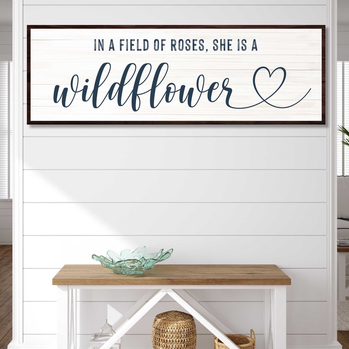 She is a Wildflower Sign II Style 1 - Image by Tailored Canvases