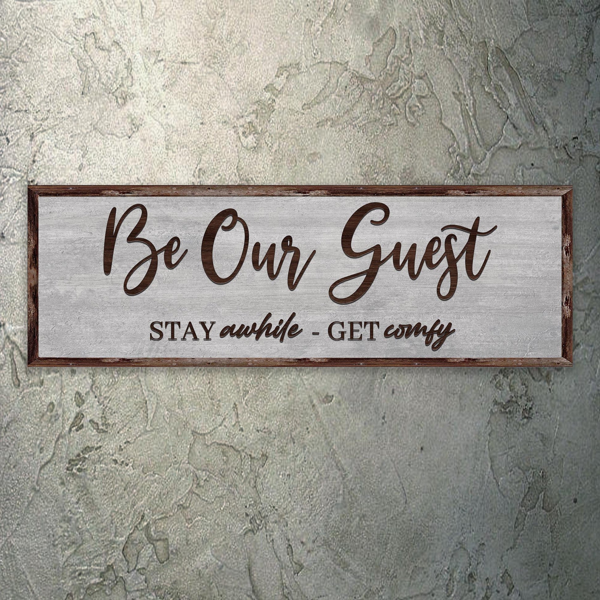 Be Our Guest Sign III Style 1 - Image by Tailored Canvases