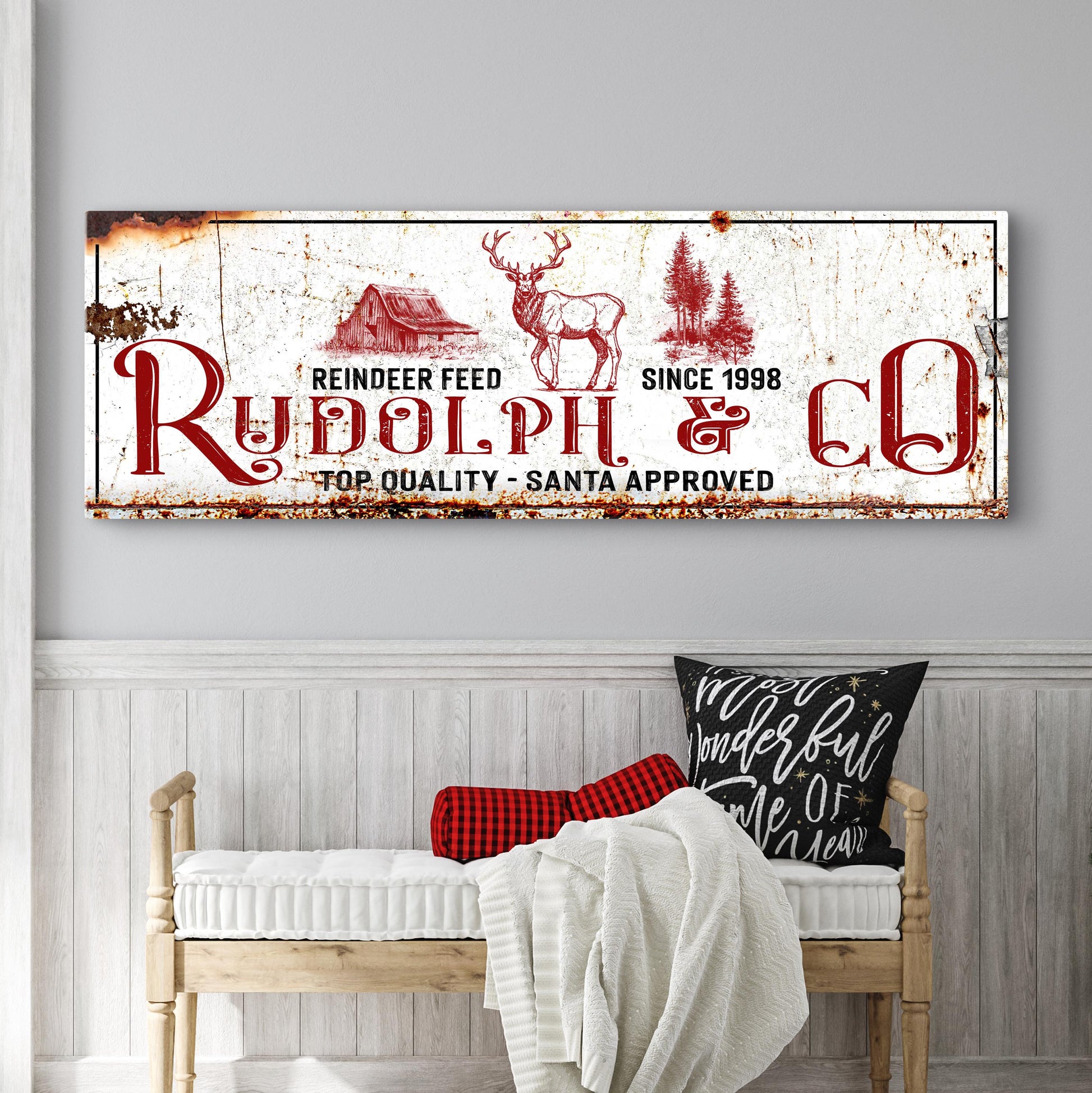 Rudolph and Co Sign Style 1 - Image by Tailored Canvases