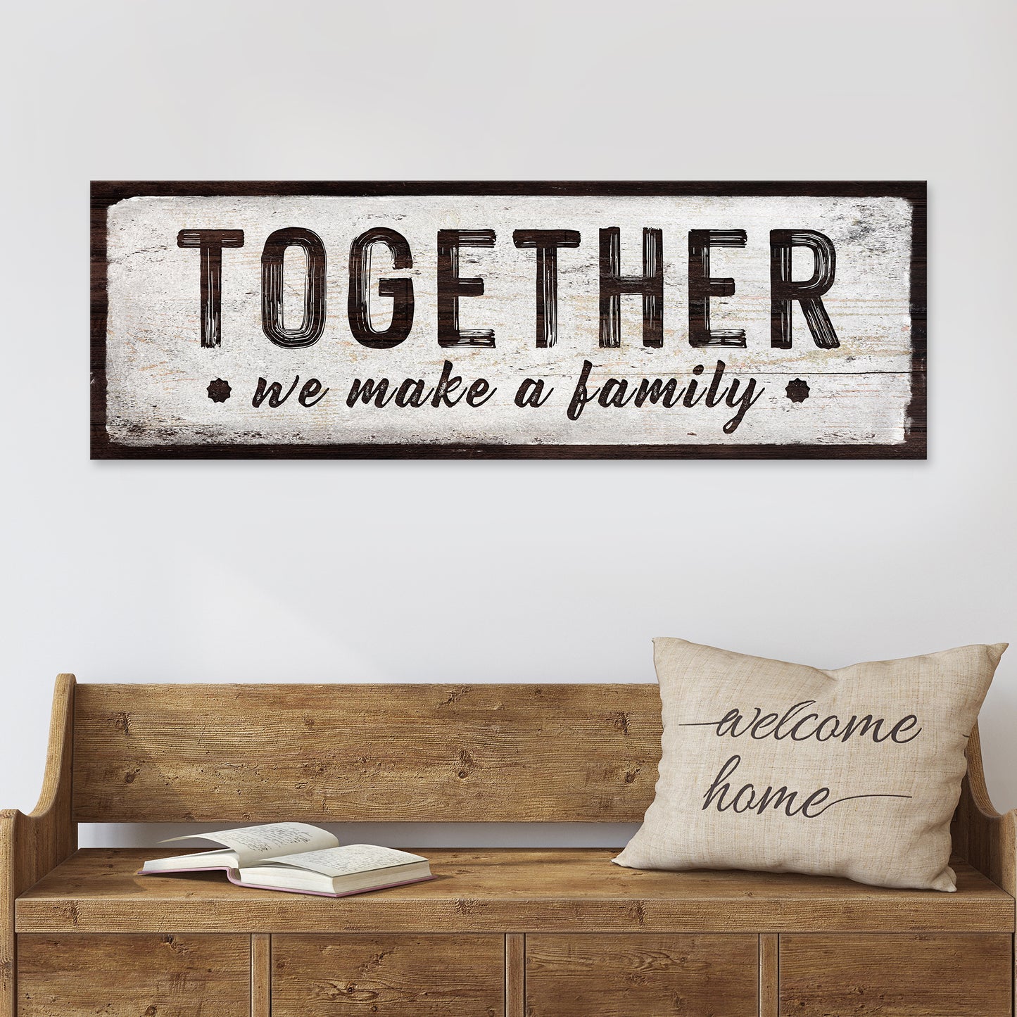 Together We Make A Family Sign III - Image by Tailored Canvases