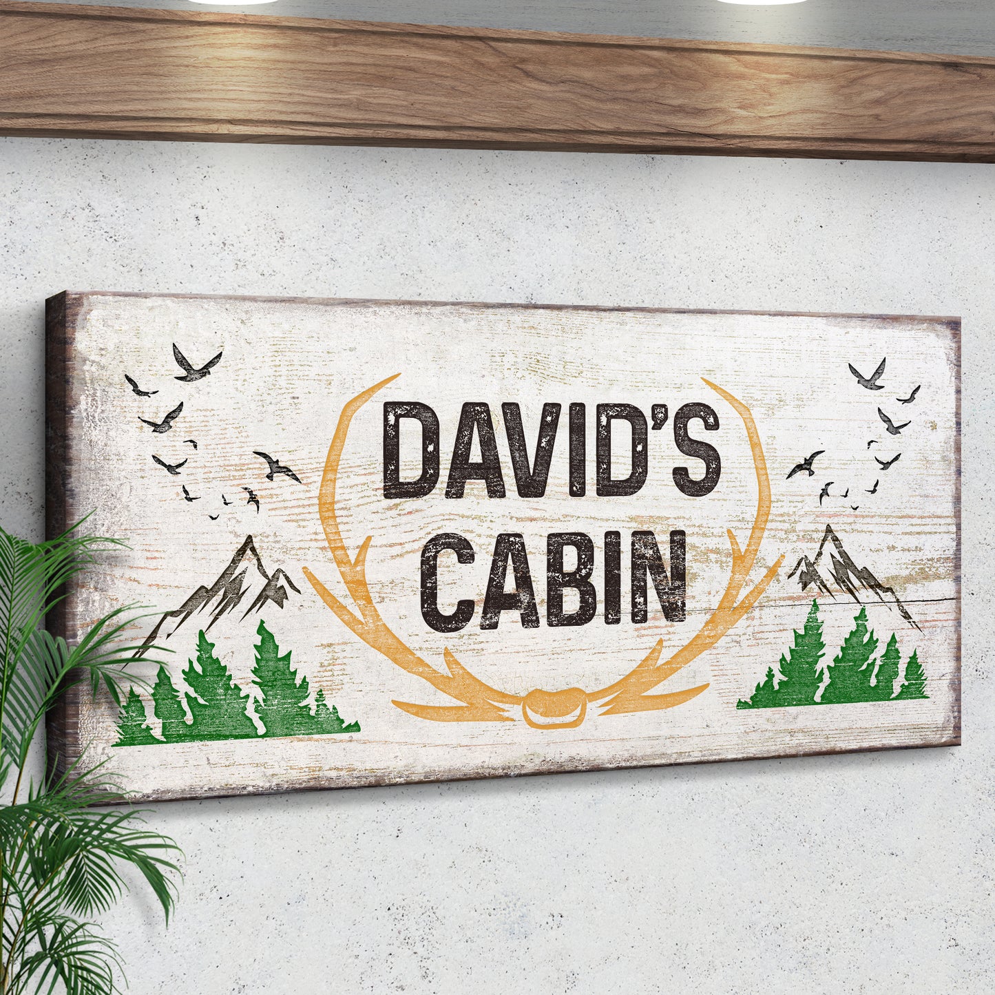 Cabin Sign II Style 2 - Image by Tailored Canvases