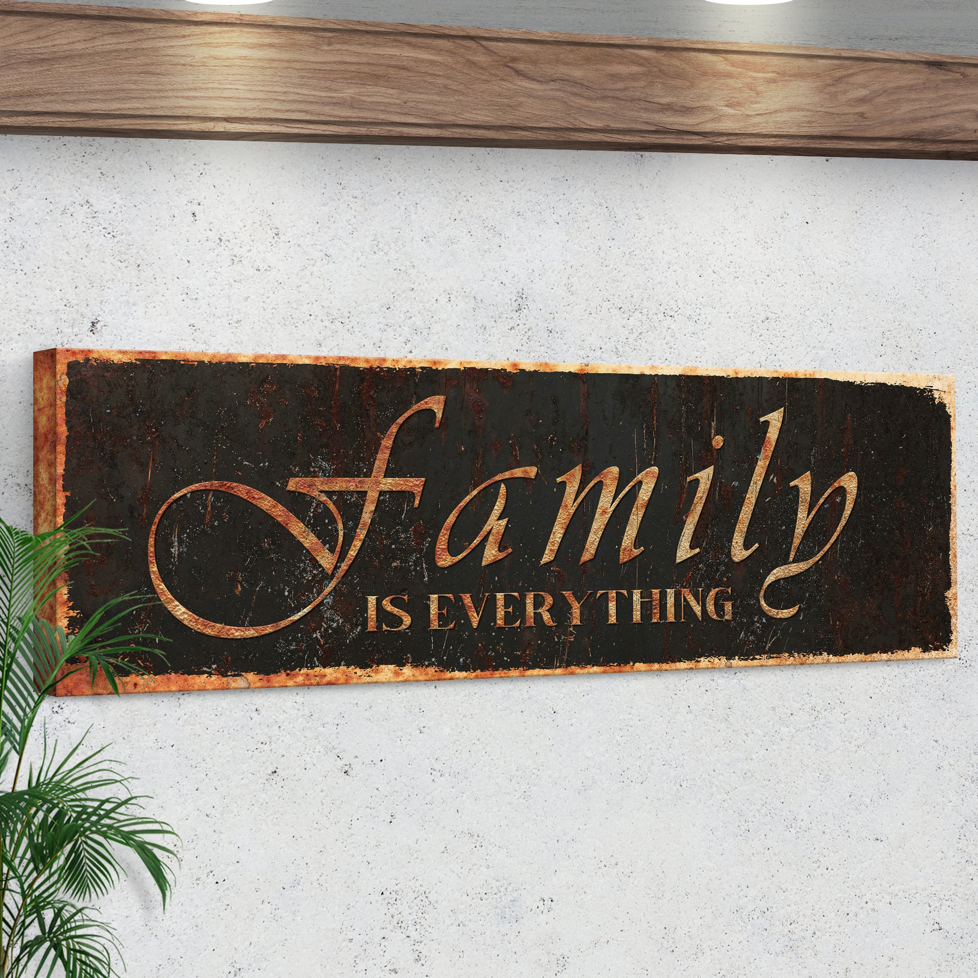 Family Is Everything Sign II Style 2 - Image by Tailored Canvases