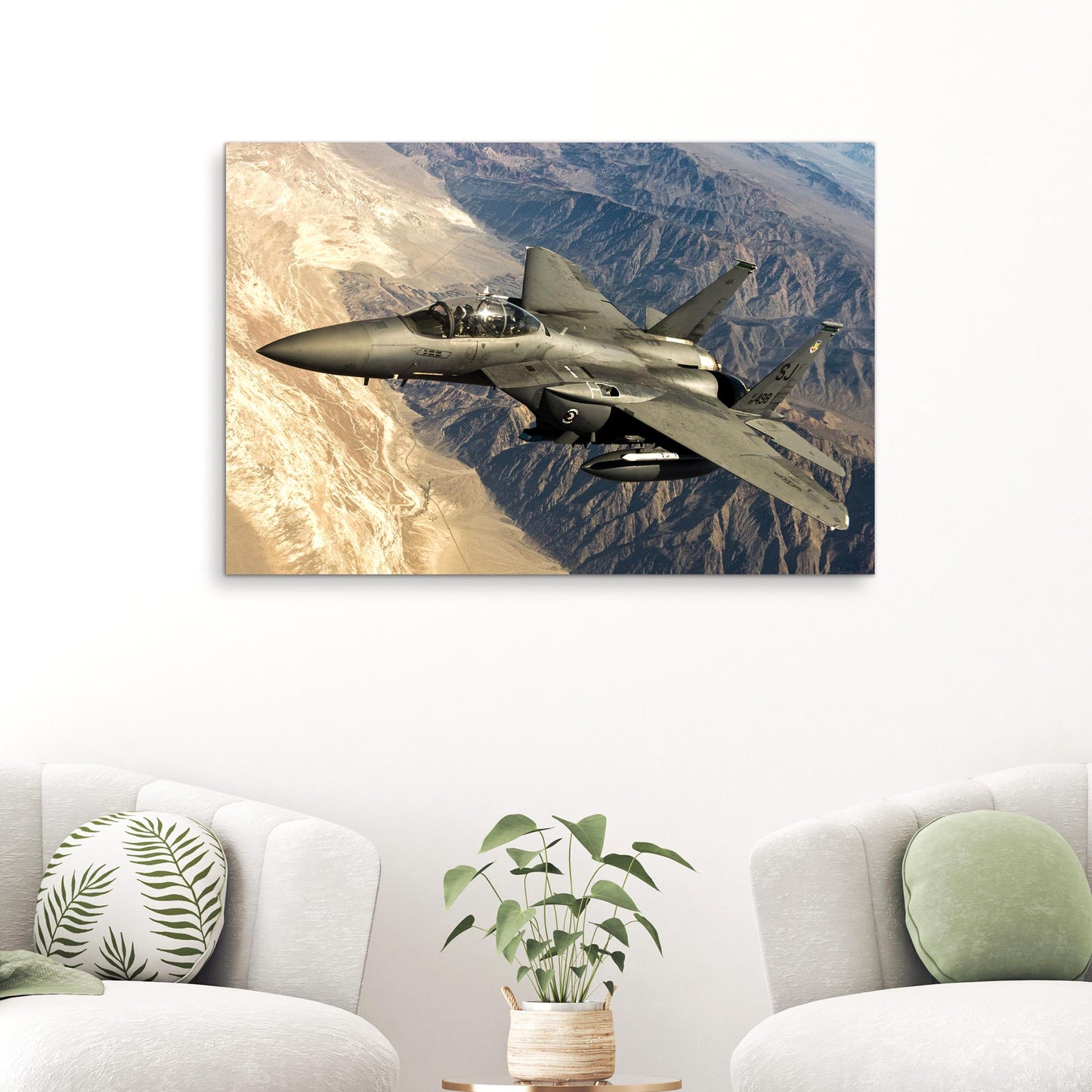 Fighter Plane Canvas Wall Art - Image by Tailored Canvases