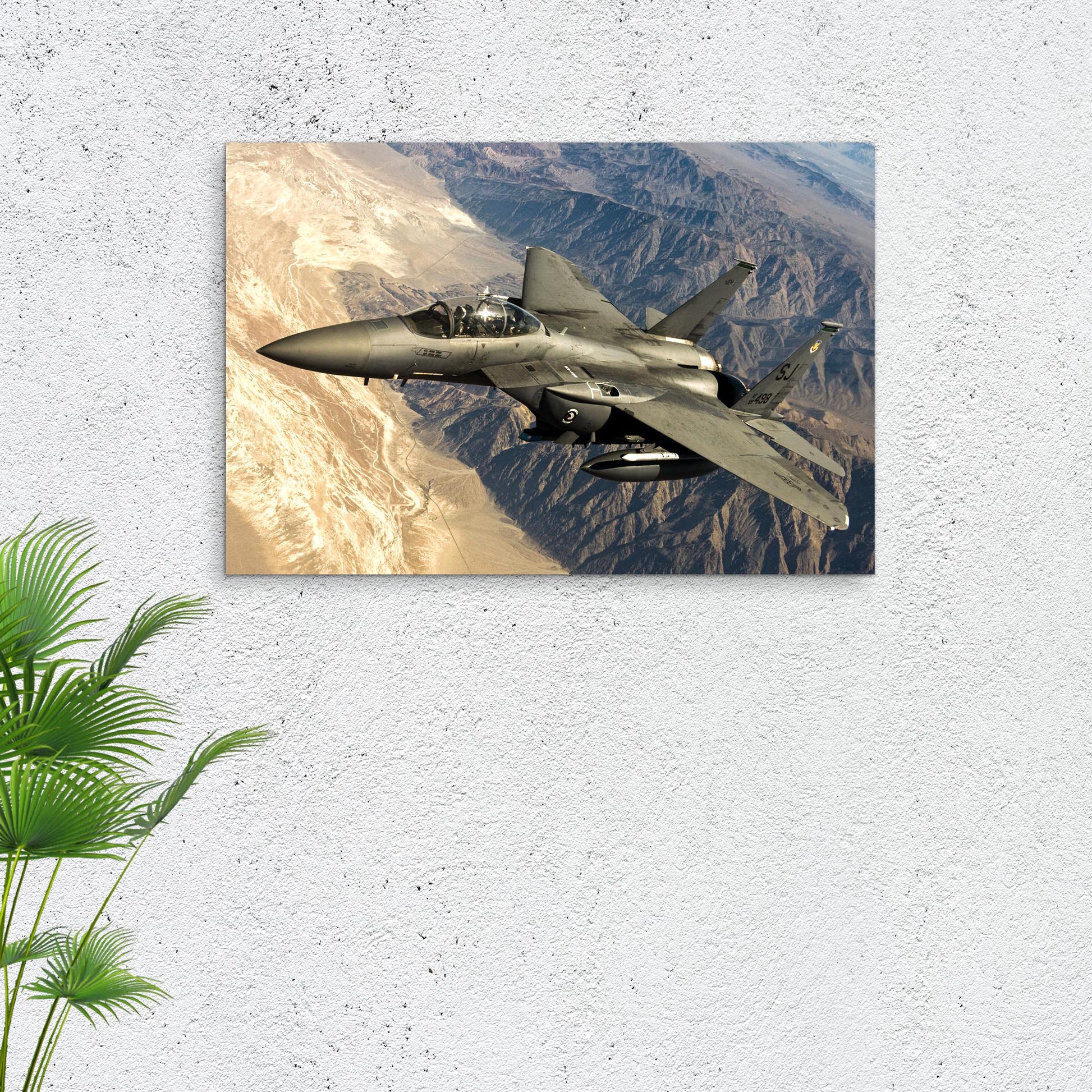 Fighter Plane Canvas Wall Art Style 1 - Image by Tailored Canvases