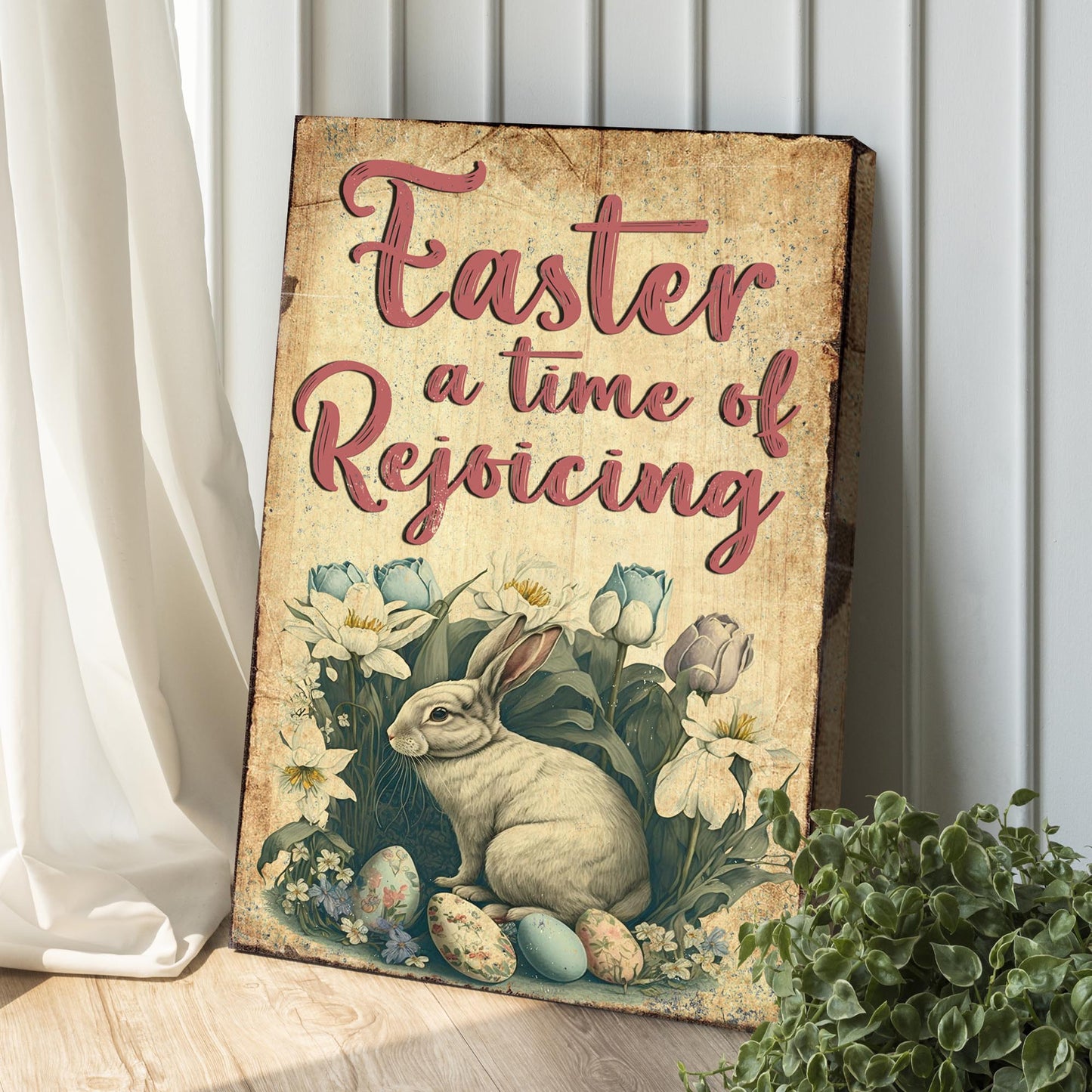 A Time Of Rejoicing Sign Style 2 - Image by Tailored Canvases